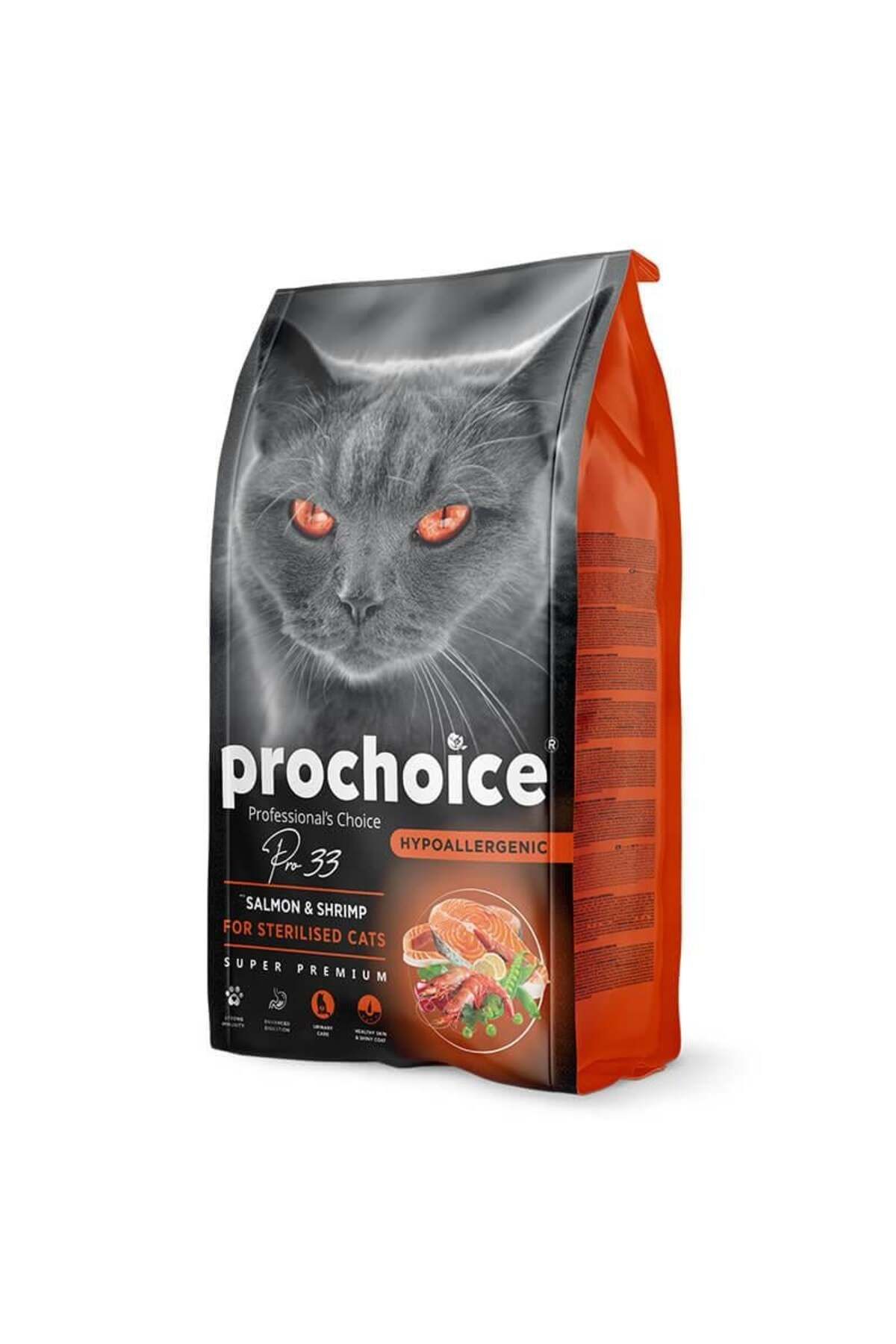 Pro Choice Pro Choice Pro 33 Sterilised Somonlu Karidesli Kedi Maması 2 Kg