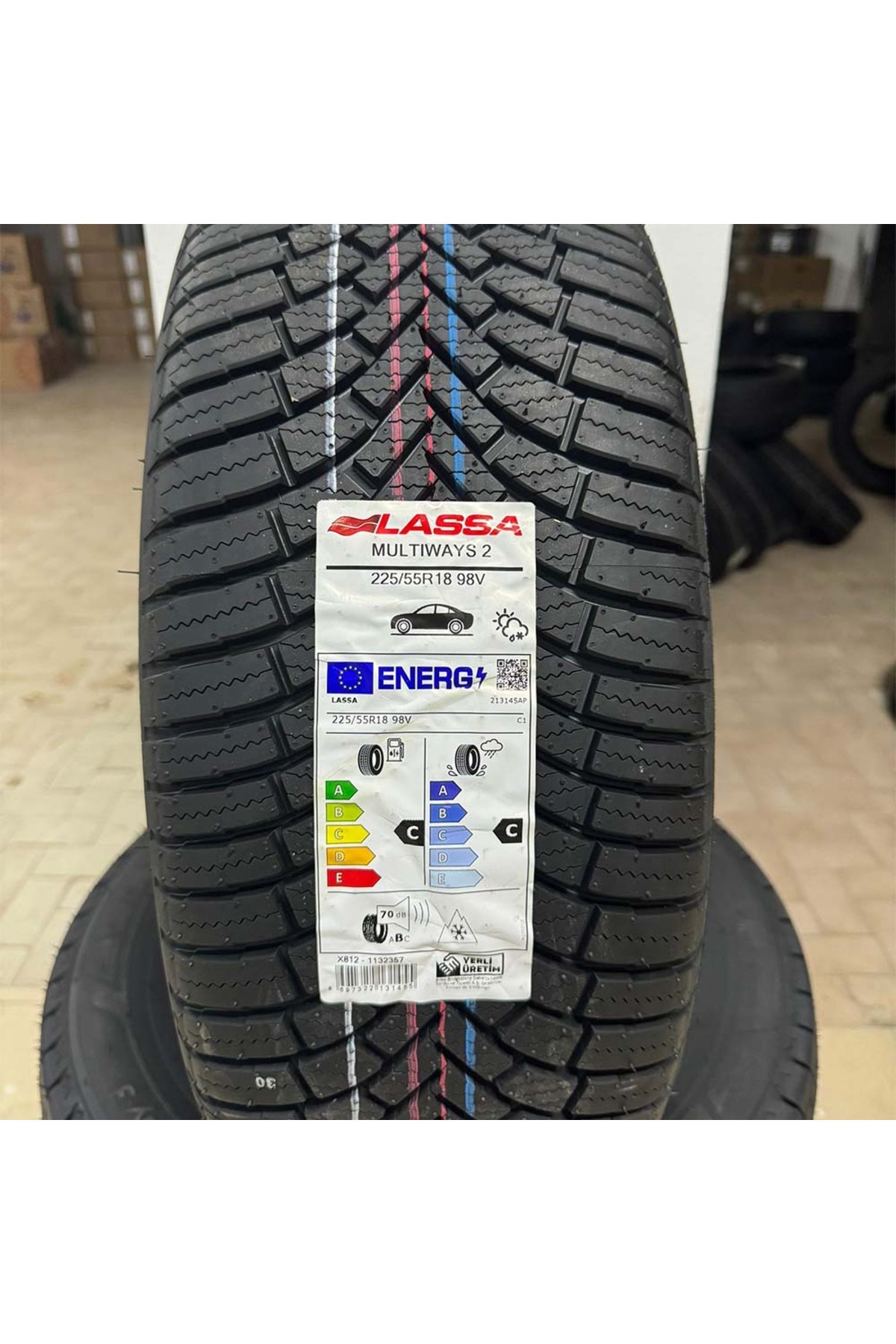 225/55 R18 98V Lassa Multiways 2 4 Mevsim Lastik 2024 Üretim