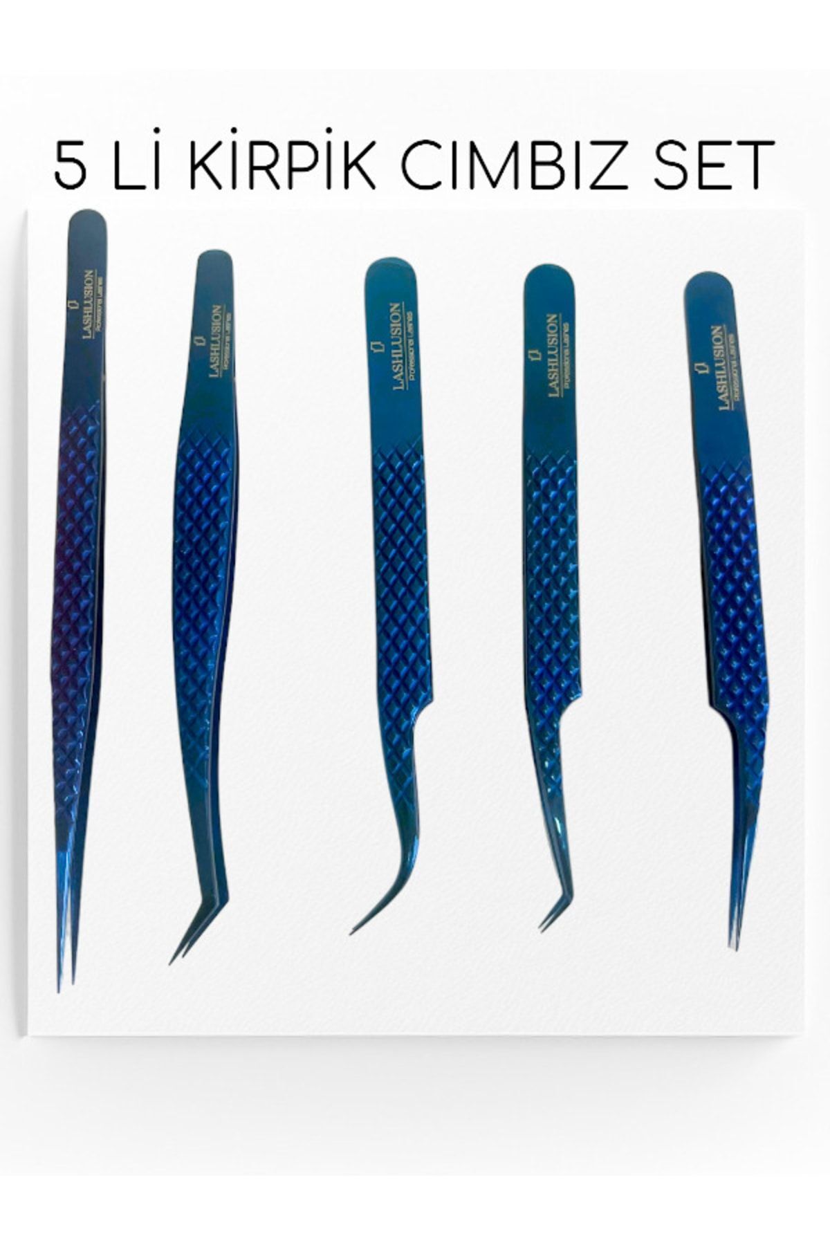 Lashlusion 5 Adet Ipek Kirpik Cımbız Set