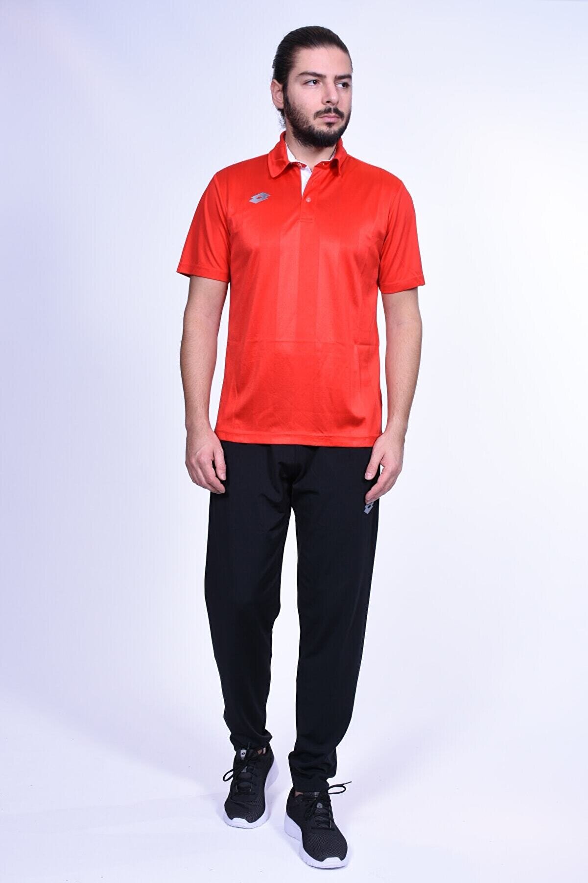 Lotto Polo Yaka T-shirt-erkek-kırmızı/gri-polo Mlt Pl Xvıı-r8261