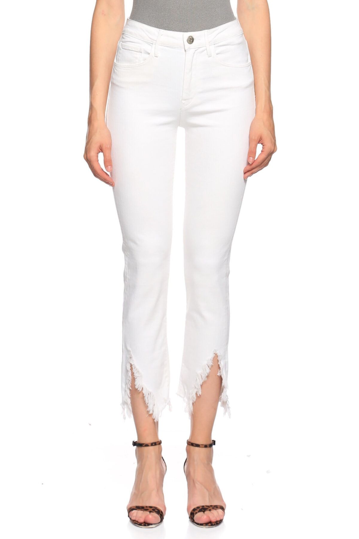 3X1 Beyaz Jean Pantolon