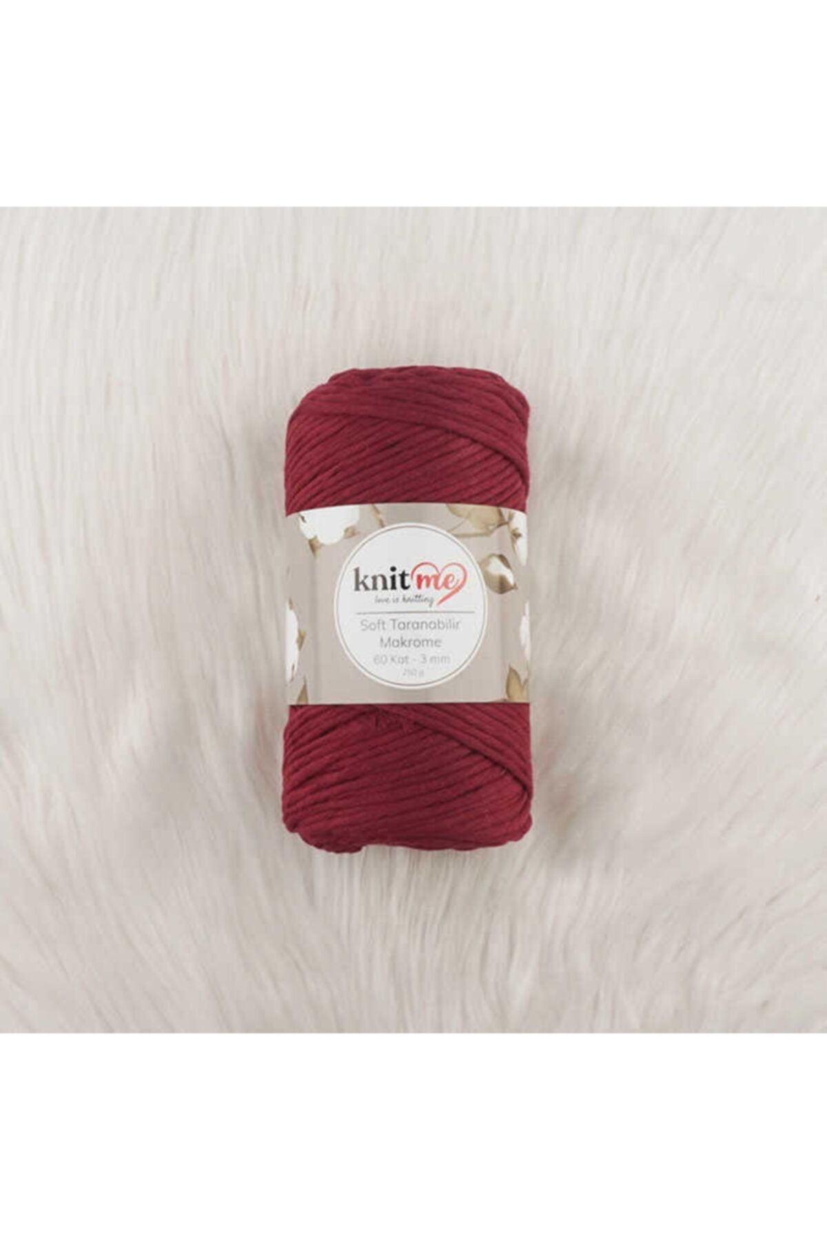 knitme Knit Me Soft Taranabilir Makrome Ipi 60 Kat 3 Mm.250 Gr. 501