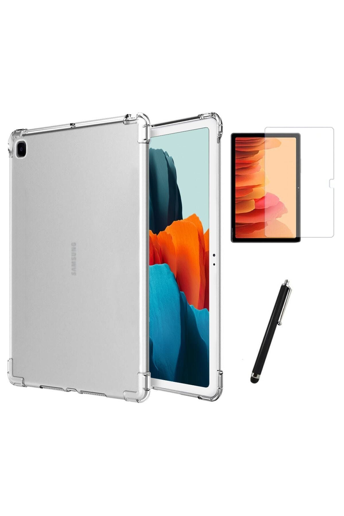 Samsung Galaxy Tab A7 Sm T500 T505 T507 Antishock Tablet Kılıfı + Ekran Koruyucu + Kalem 10.4 Inç