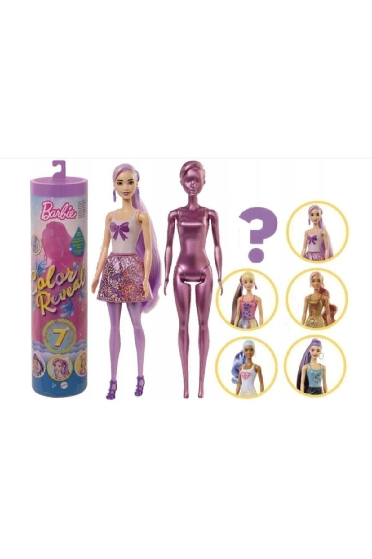 Barbie Color Reveal Renk Değiştiren Sürpriz Işıltılı Bebekler Serisi - Seri 1 Gwc55