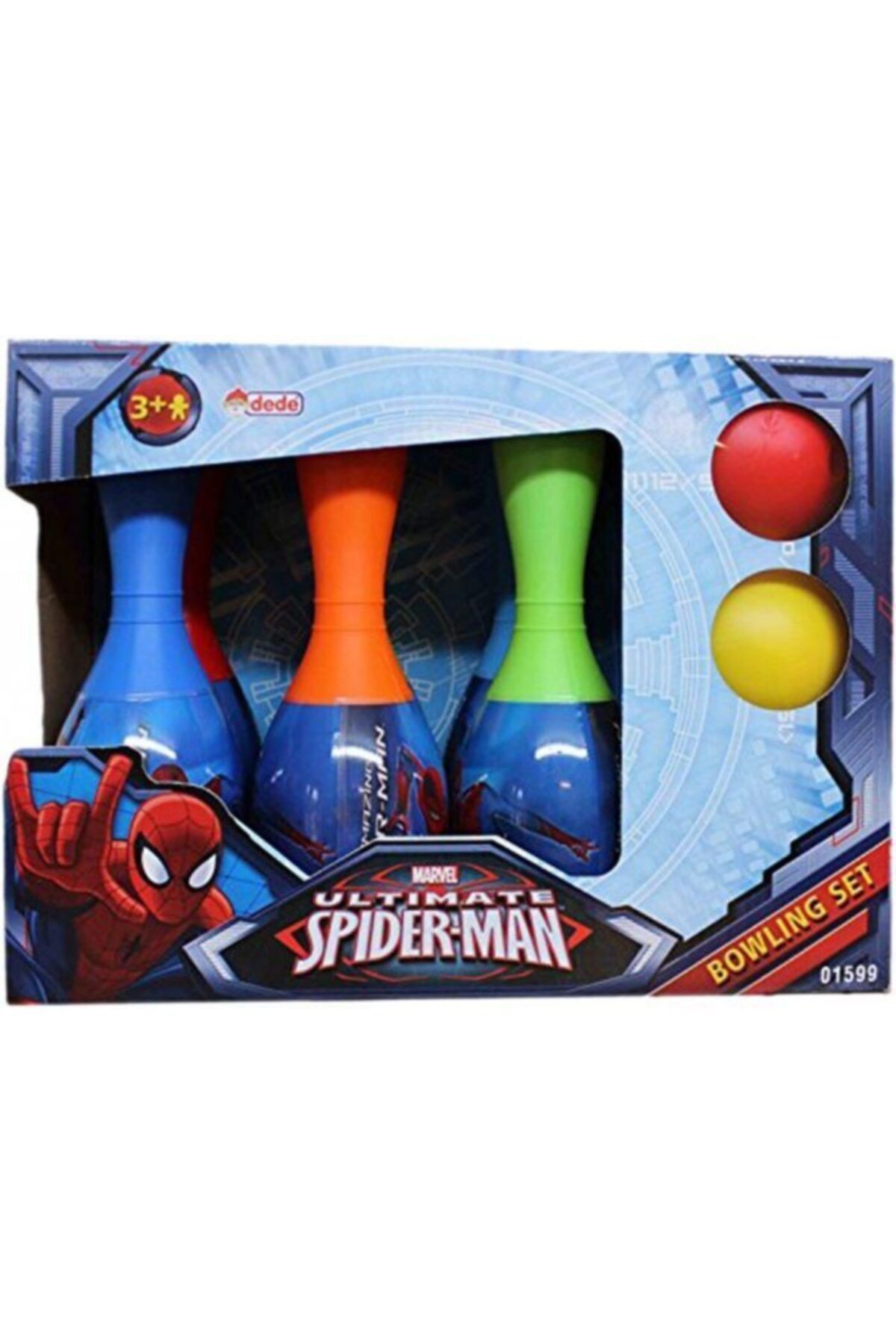 DEDE Oyuncak Spiderman Bowling Seti 01599