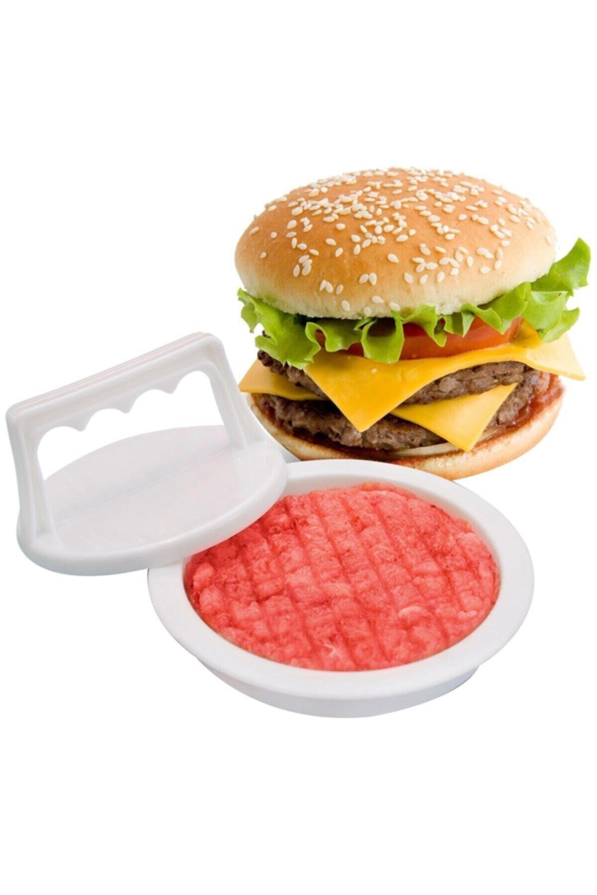 HB LİFE Hamburger Köfte Kalıbı Köfte Presi Şekillendirici Burger Press Pratik Köfte Yapma Aparatı