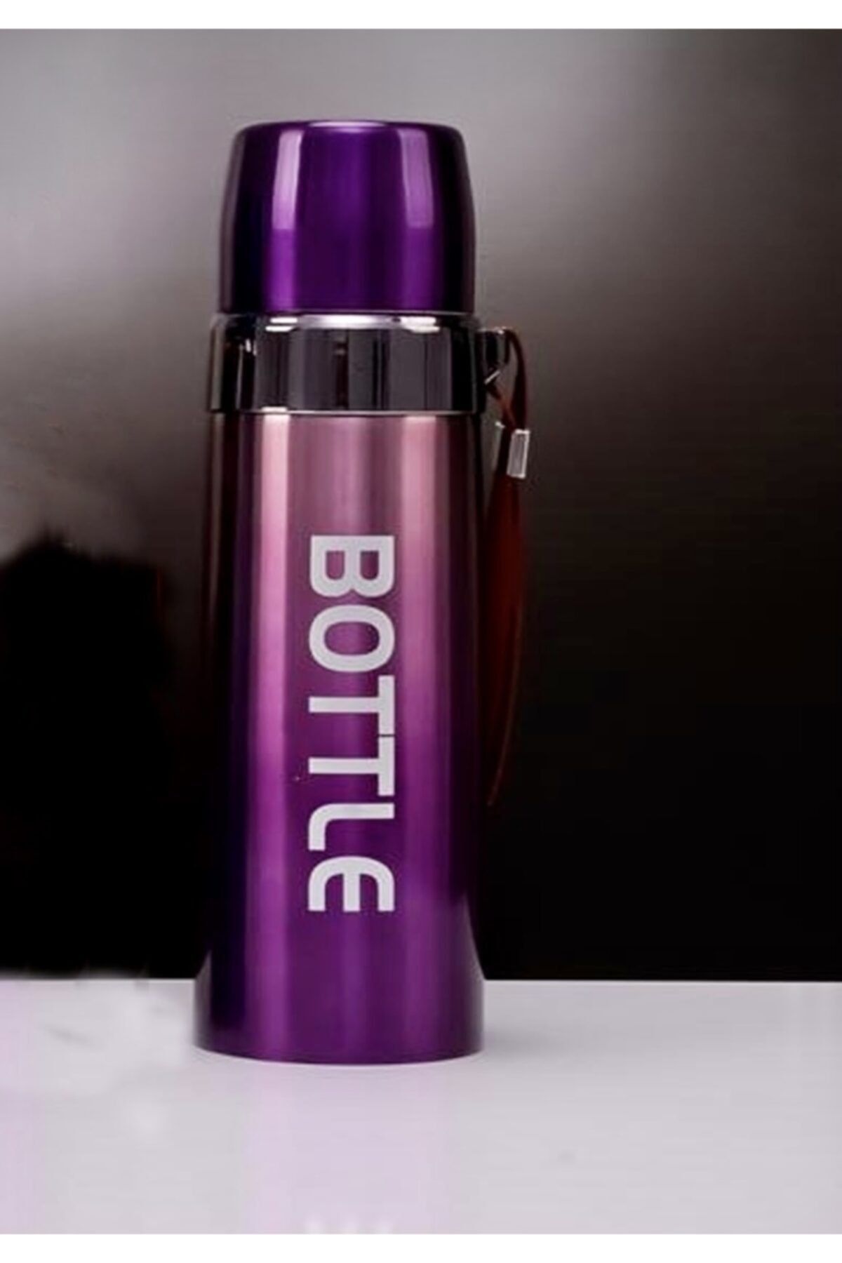 SZM Bottle Paslanmaz Çelik Termos 500ml. Mor