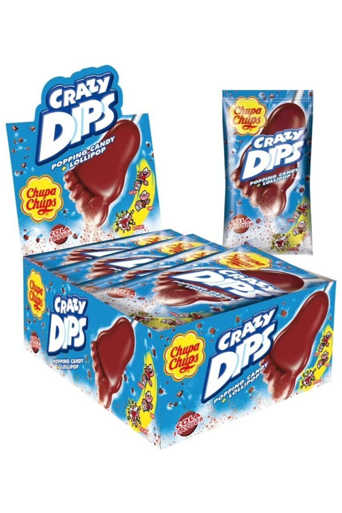 Chupa Chups Crazy Dips Cola 24 Adet X 16 G