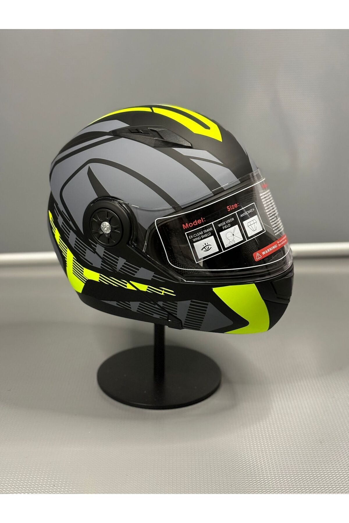 JK20 Scharf Jk 115 Güneş Vizörlü Çene Açılır Kask