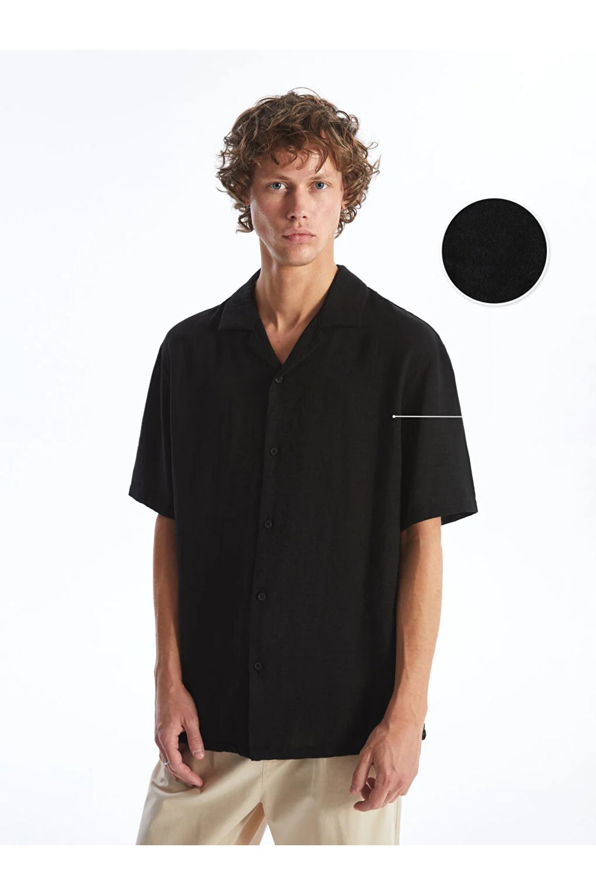 LC Waikiki XSIDE Regular Fit Kısa Kollu Poplin Erkek Gömlek