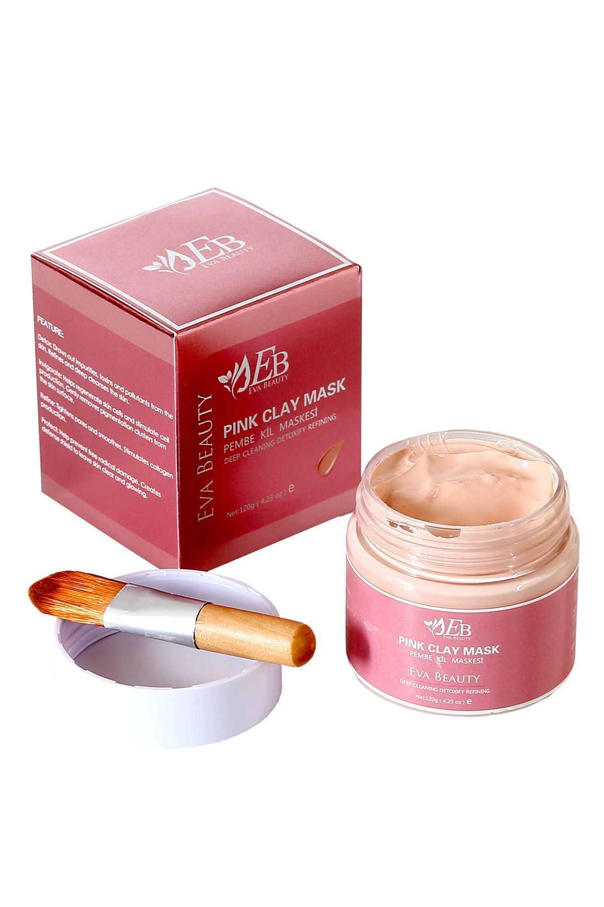 Evabeauty Eva Beauty Pink Clay Maske