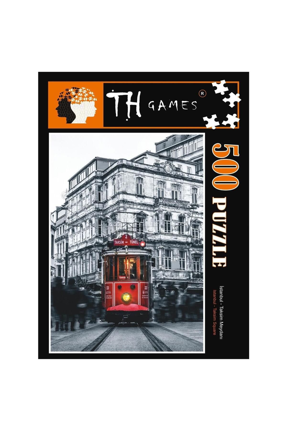TH GAMES 500 Parça Kutulu Istanbul Taksim Meydanı Puzzle 48cm X 68cm