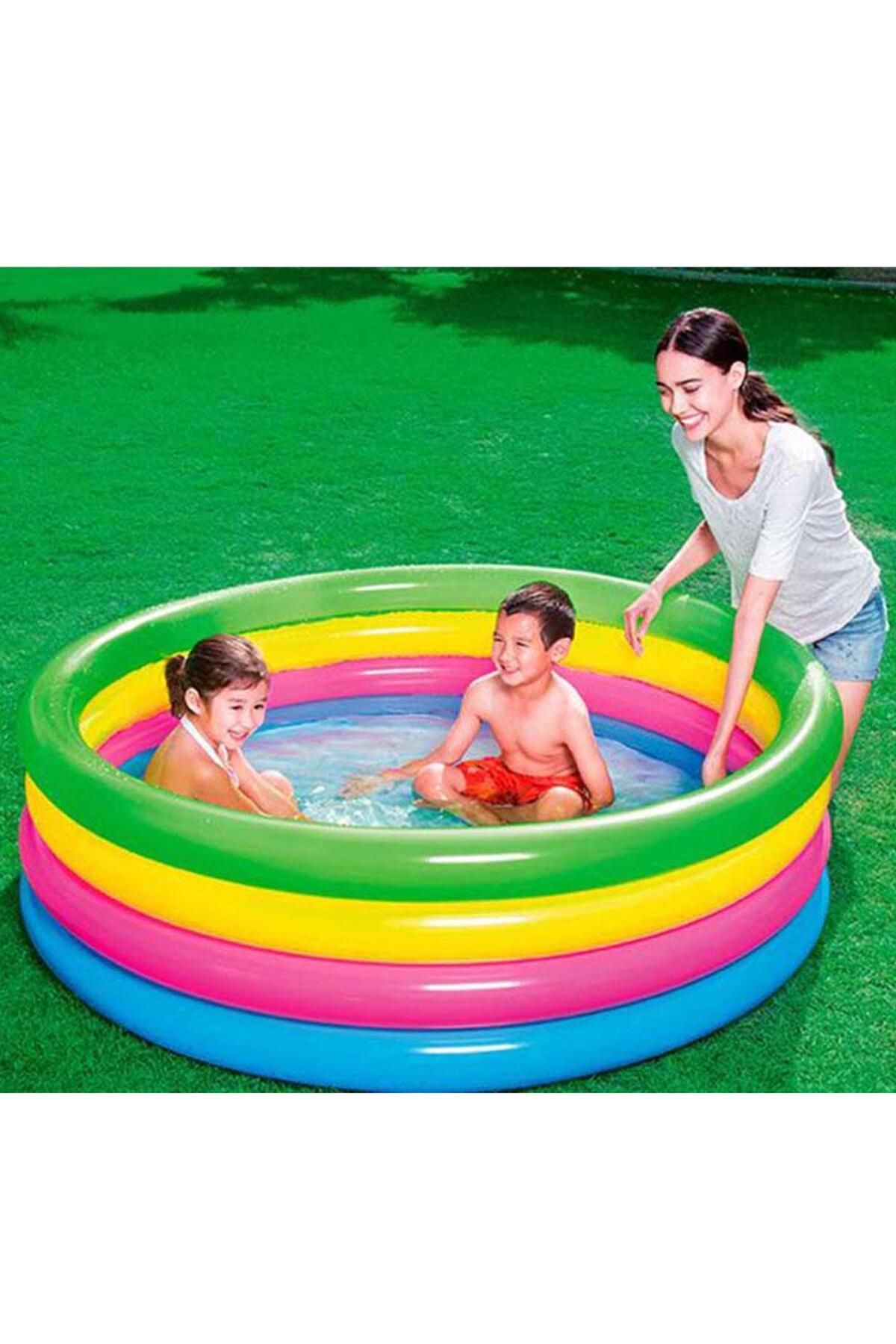 Bestway 51117, 4 Boğum, Şişme Aile Ve Çocuk Havuzu (157X46 CM)