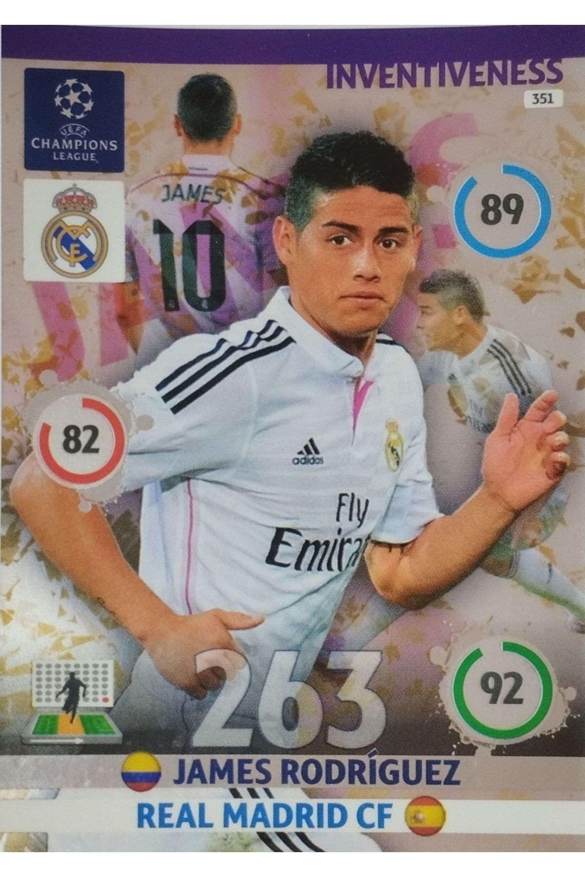 Panini James Rodrıguez Inventıveness
