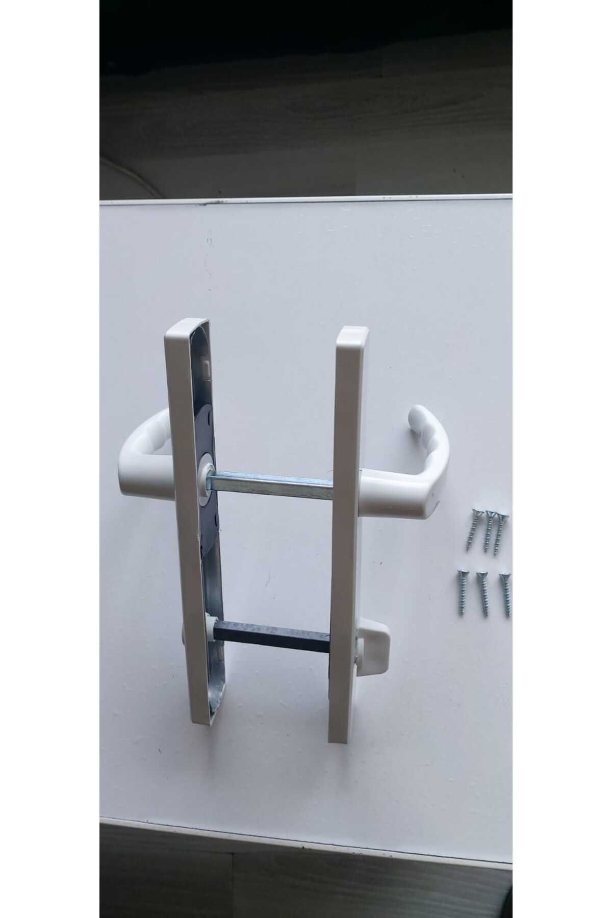 Van Aks Meşe Yapı KAPI KOL PVC WC İÇİN BEYAZ