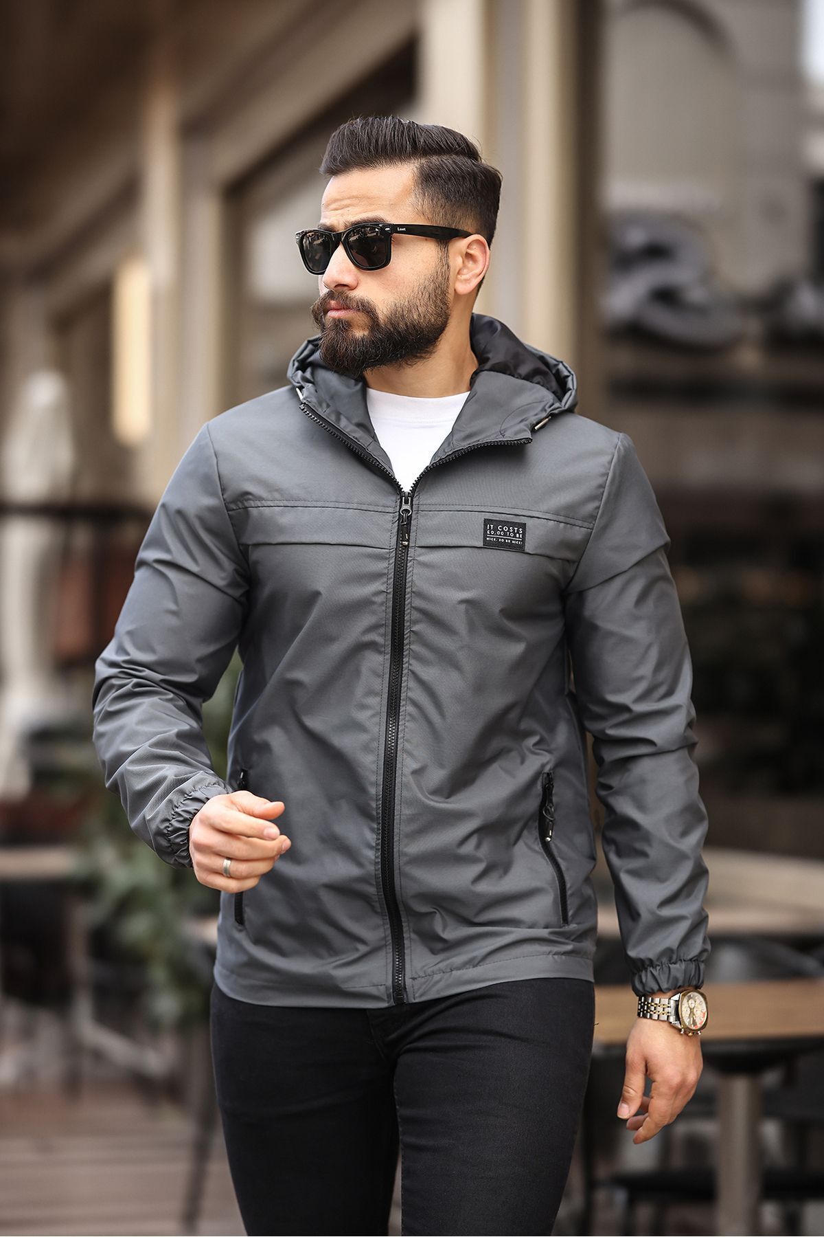 S&M CLOTHİNG YENİ SEZON ERKEK SU & RÜZGAR GEÇİRMEZ YAĞMURLUK MEVSİMLİK CEKET