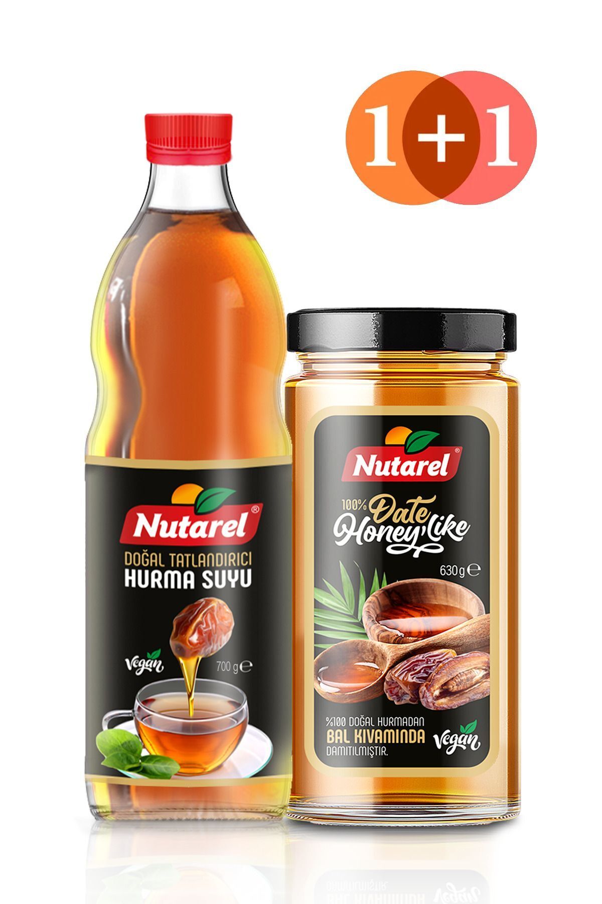 NUTAREL Date Honey (HURMA BAL KIVAMINDA) 630 Gr. - Hurma Suyu (HURMA ŞURUBU) 700 Gr.