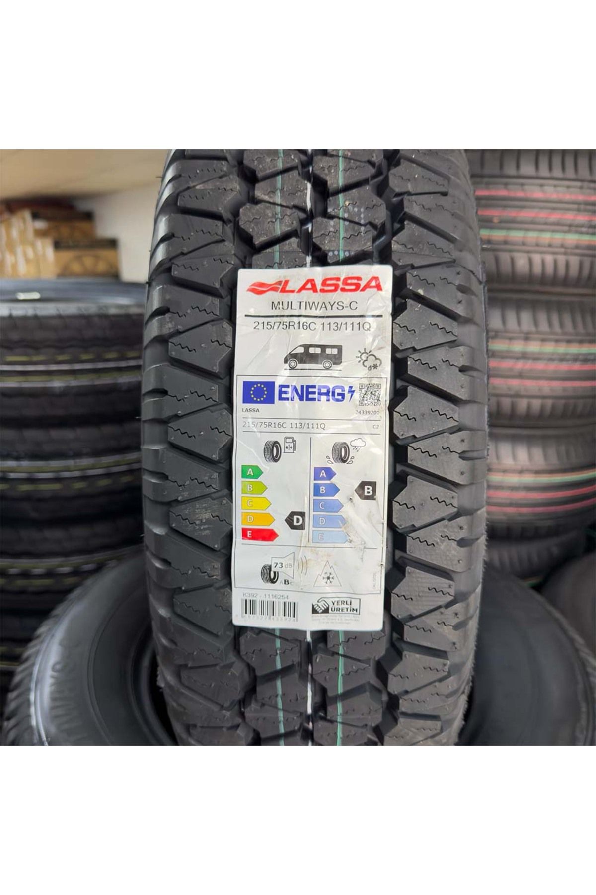 Lassa 215/75 R16 113/111Q 8PR Lassa MULTIWAYS-C Yazlık Lastik 2024 Üretim