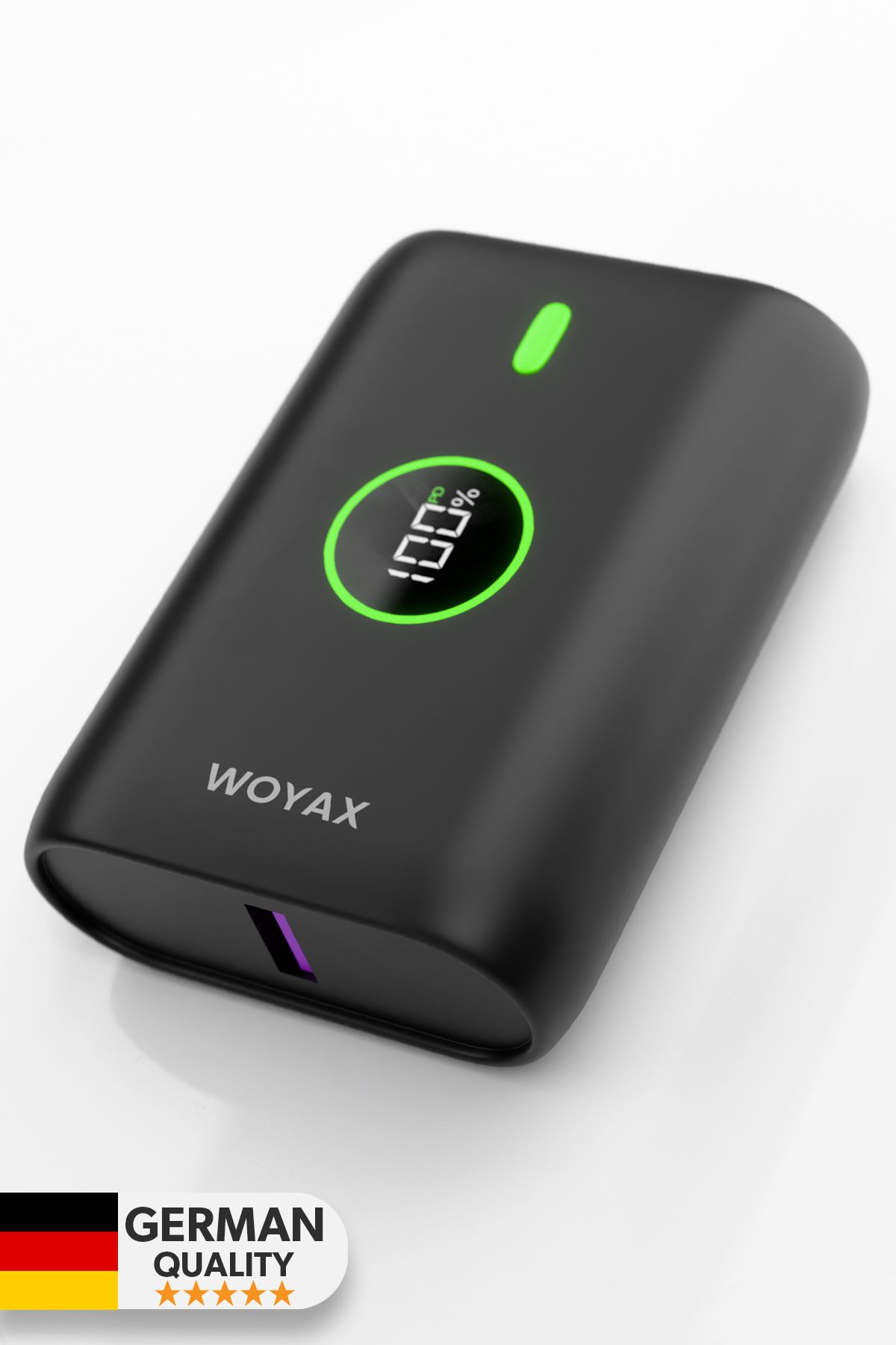 Woyax By Deji Powerbank Hızlı 10000mAh 22.5W Taşınabilir Şarj Cihazı - Siyah En Yeni 440583