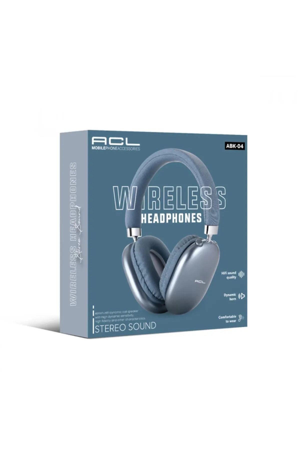 ACL Abk-04 Yüksek Ses Kaliteli Kulaküstü Wireless Kulaklık