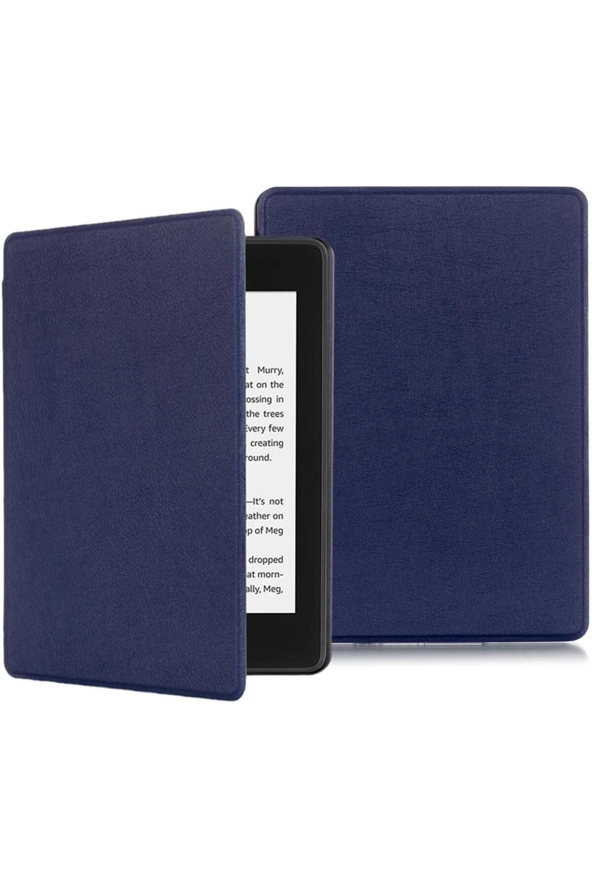 Amazon Kindle Paperwhite 4 - 10. Nesil 2018 Kitap Okuyucu kılıfı Lacivert