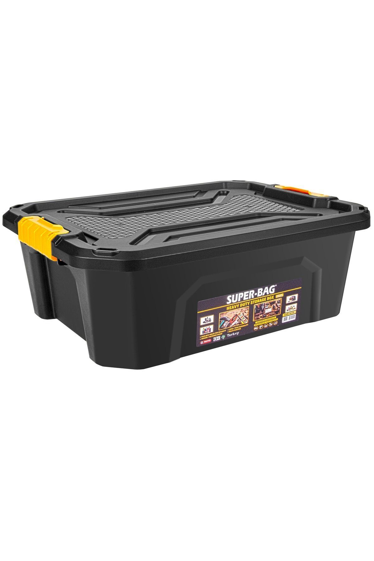 Süper Bag 30 Lt Saklama Kutusu (2 Adet) - Asr-4036-2 Siyah