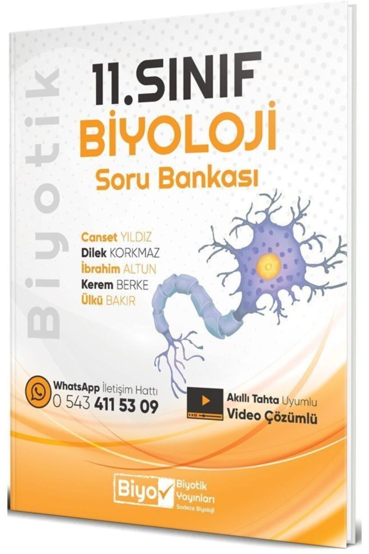 Biyotik Yayınları 11. Sınıf Biyoloji Soru Bankası