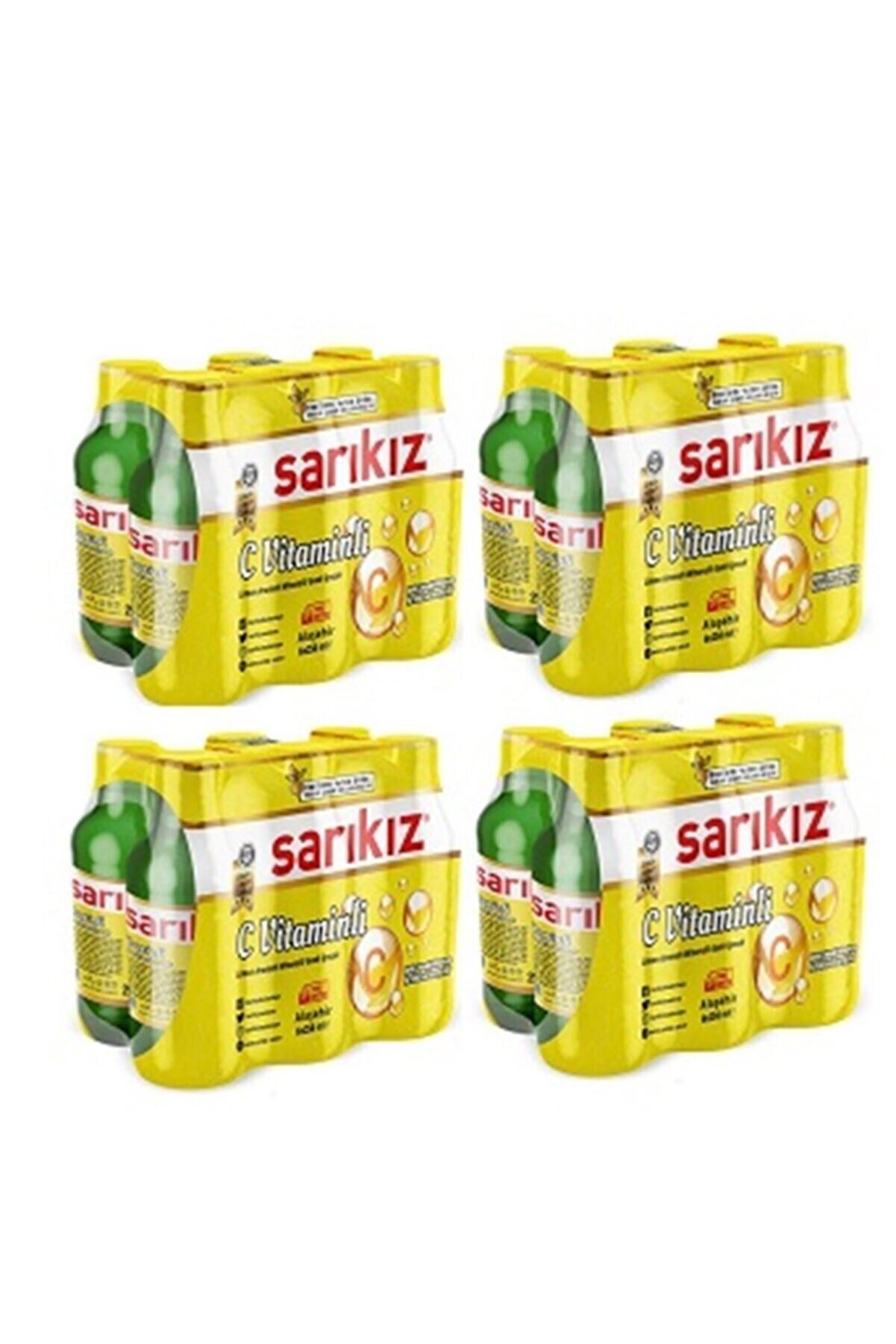 Sarıkız C Vitamin Limon Aromalı Soda 250 ml X 24 Adet(1 Koli)