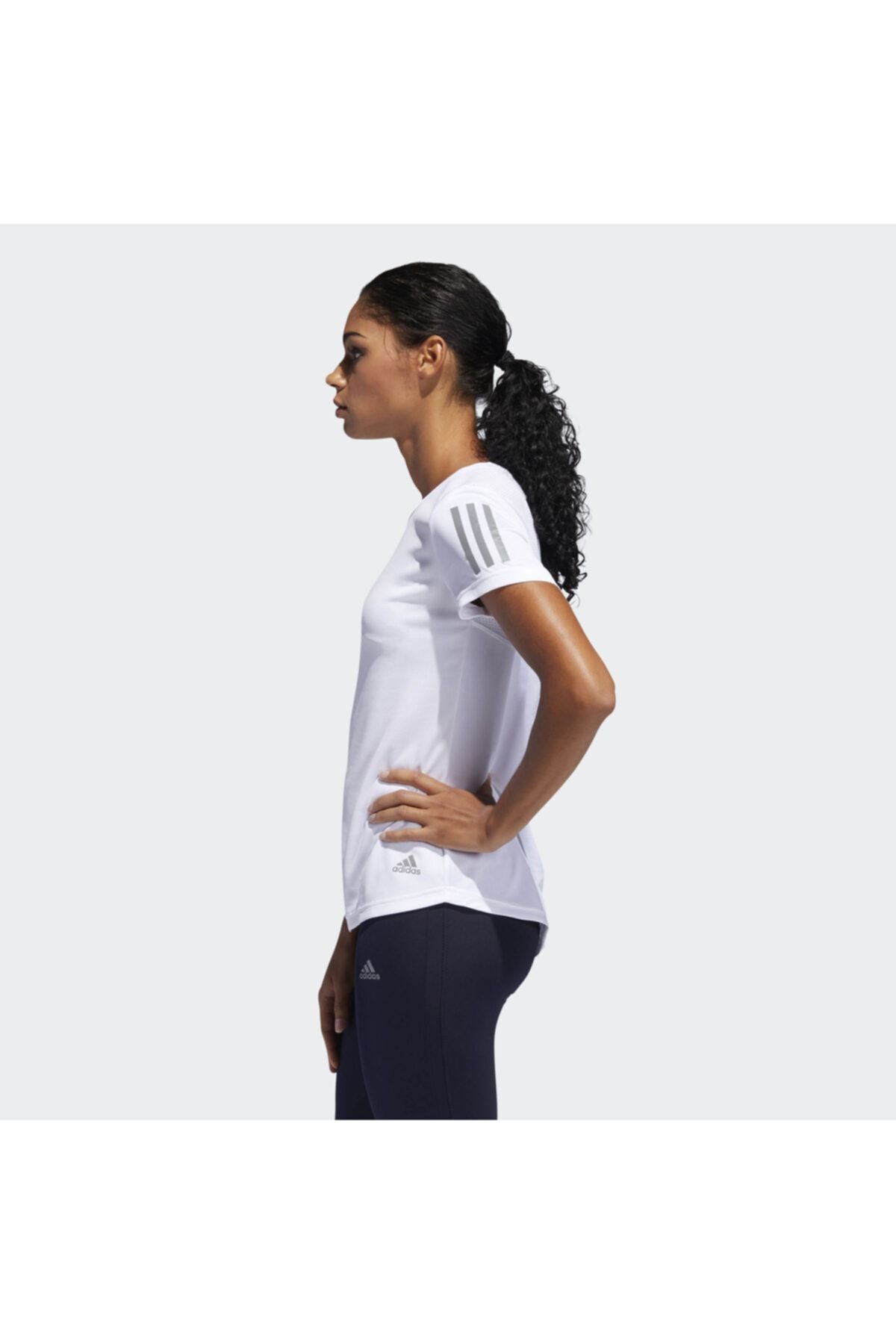 adidas OWN THE RUN TEE Beyaz Kadın T-Shirt 101015858