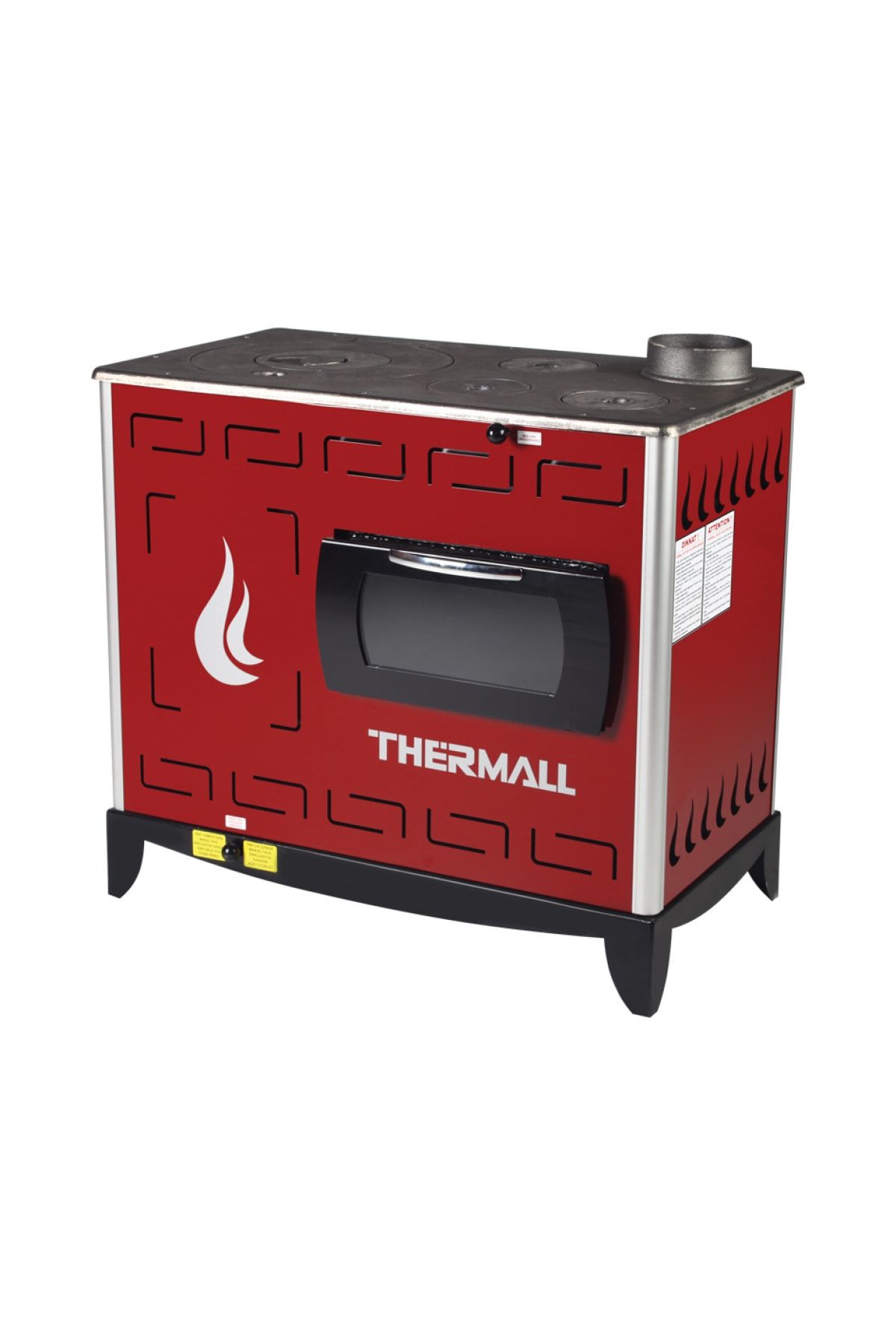 THERMALL T-20 Ks Kuzine Kovalı Fanlı Kalorifer Sobası 20.000 Kcal/h - 23,2 Kw Pompa Genleşme Deposu Nakliye