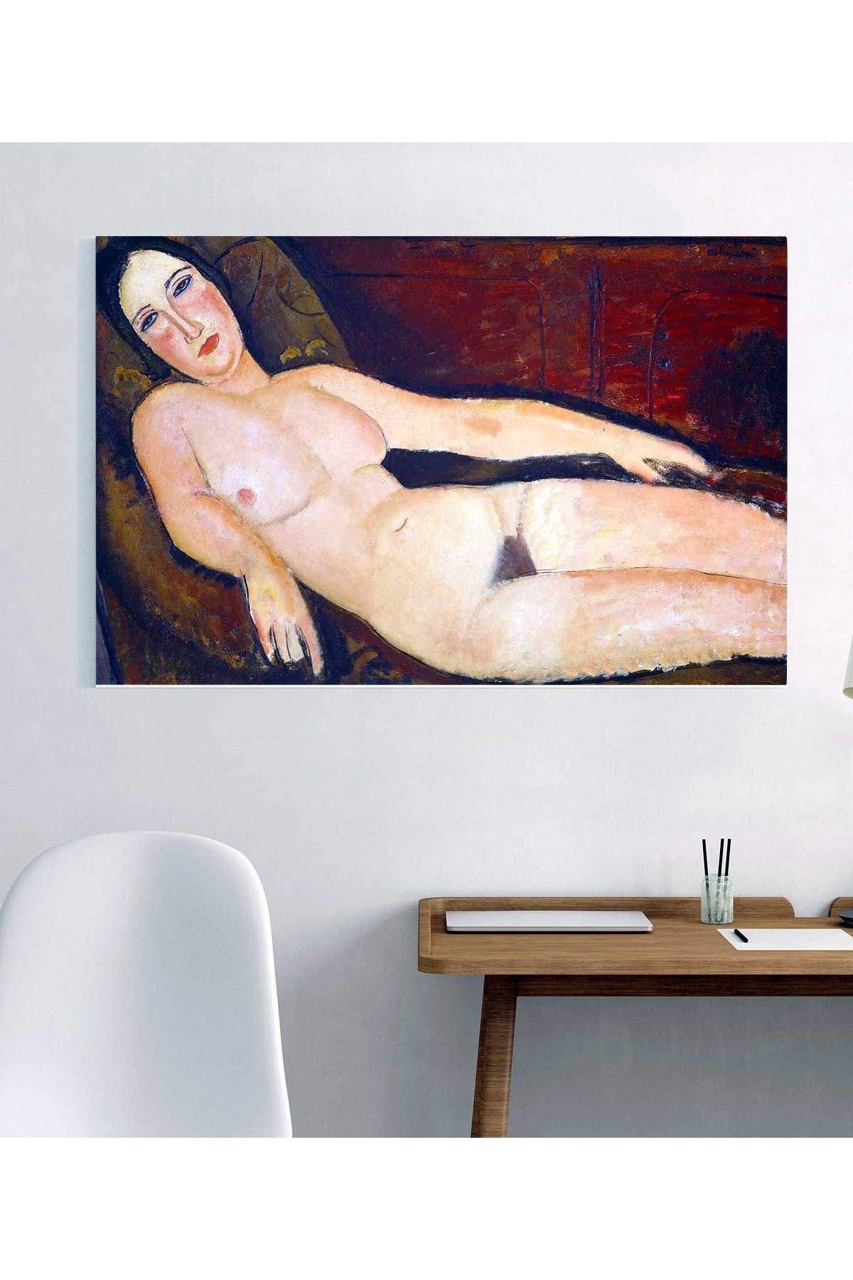 TabloPro Amedeo Modigliani Divandaki Nü Kanvas Tablo