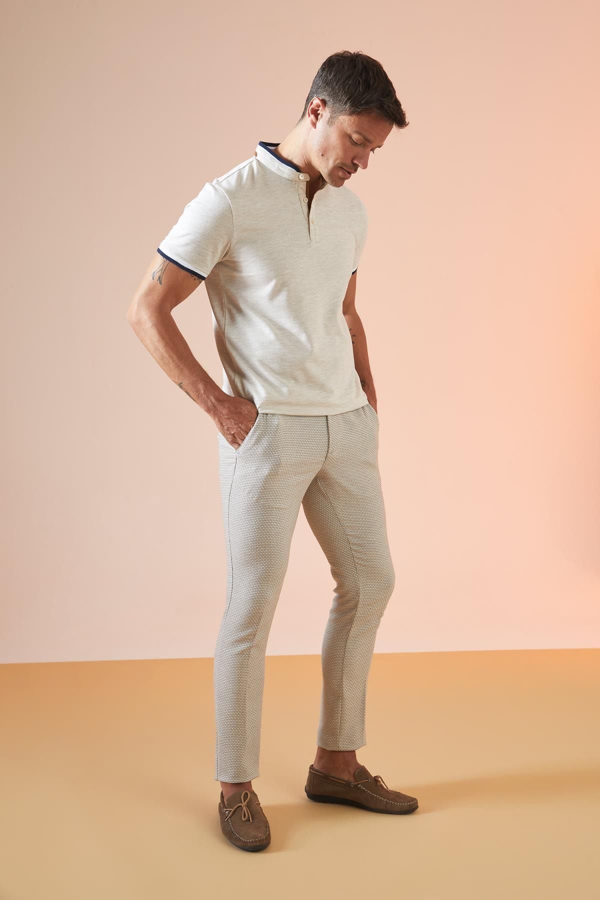Defacto Tailored Fit Basic Chino Pantolon