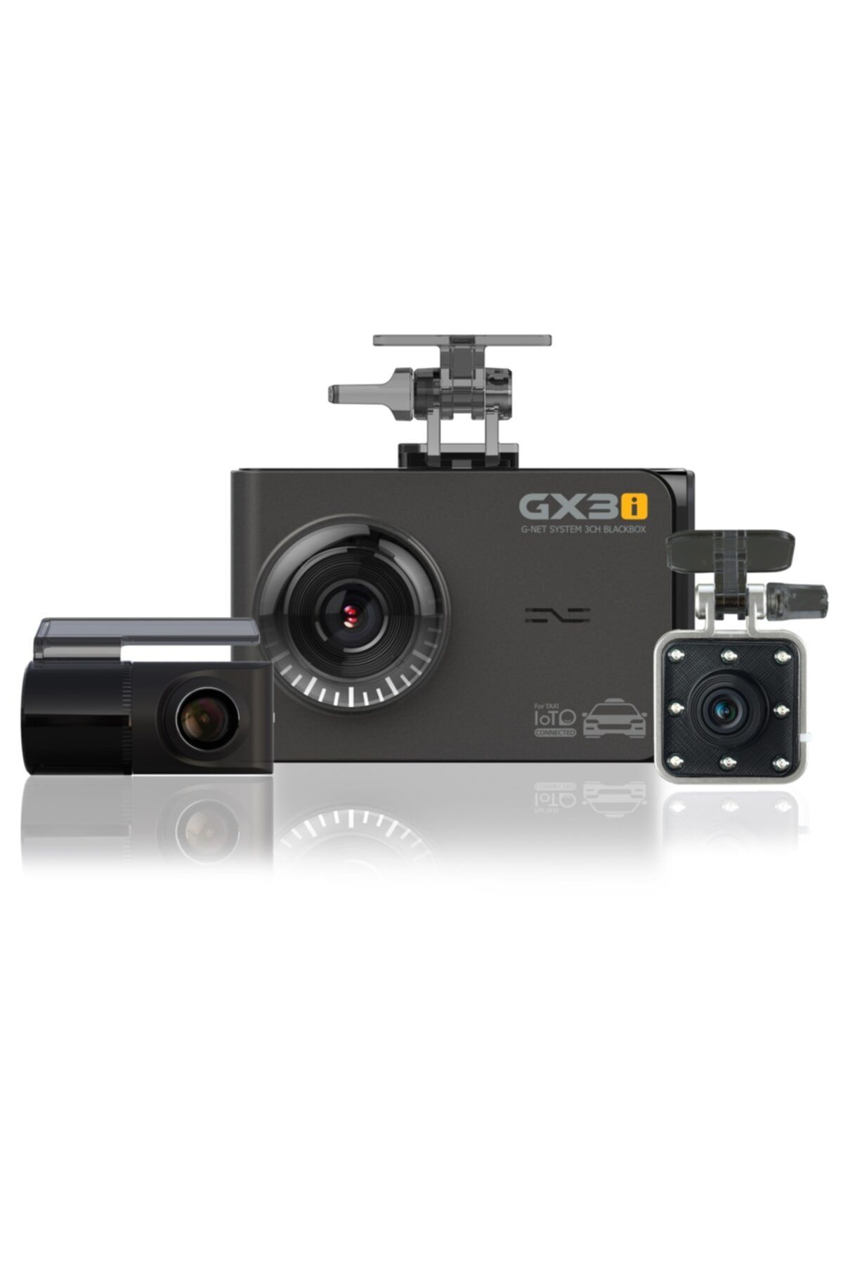 Gnet Get Gx3i 3 Kameralı 60fps Fullhd Ekranlı Wi-fi Araç Kamerası