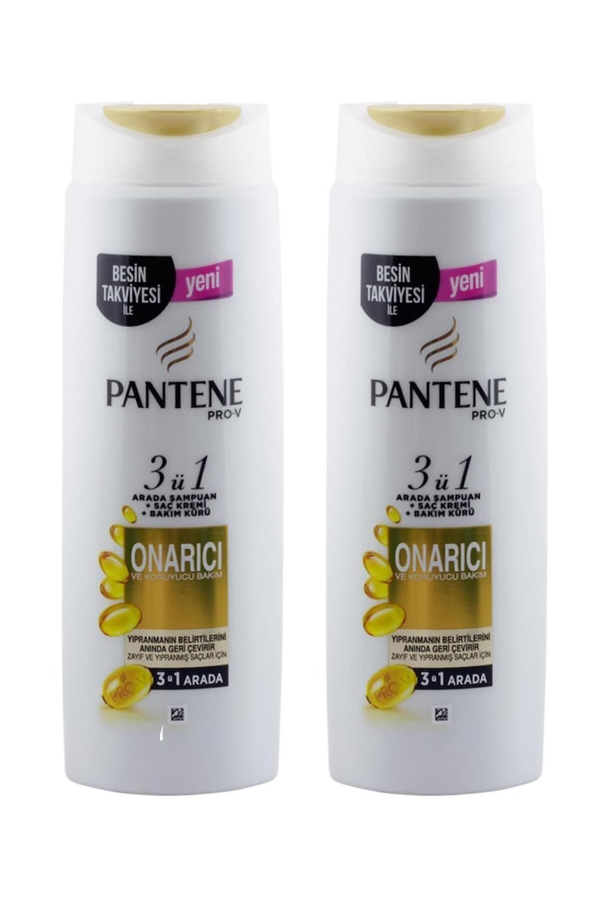 Pantene Şampuan 500 ml.onarıcı Bakım 2+1 X 2 Adet