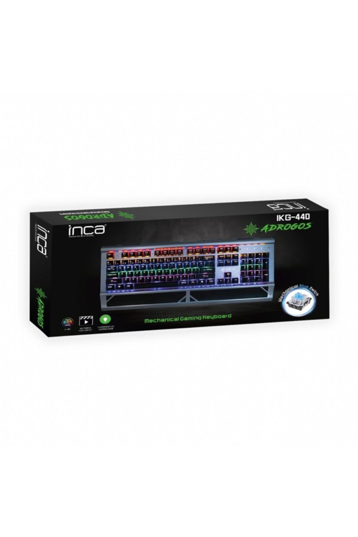 Inca Ophira Rgb Mekanik Gaming Keyboard Kablolu Klavye Ikg-440
