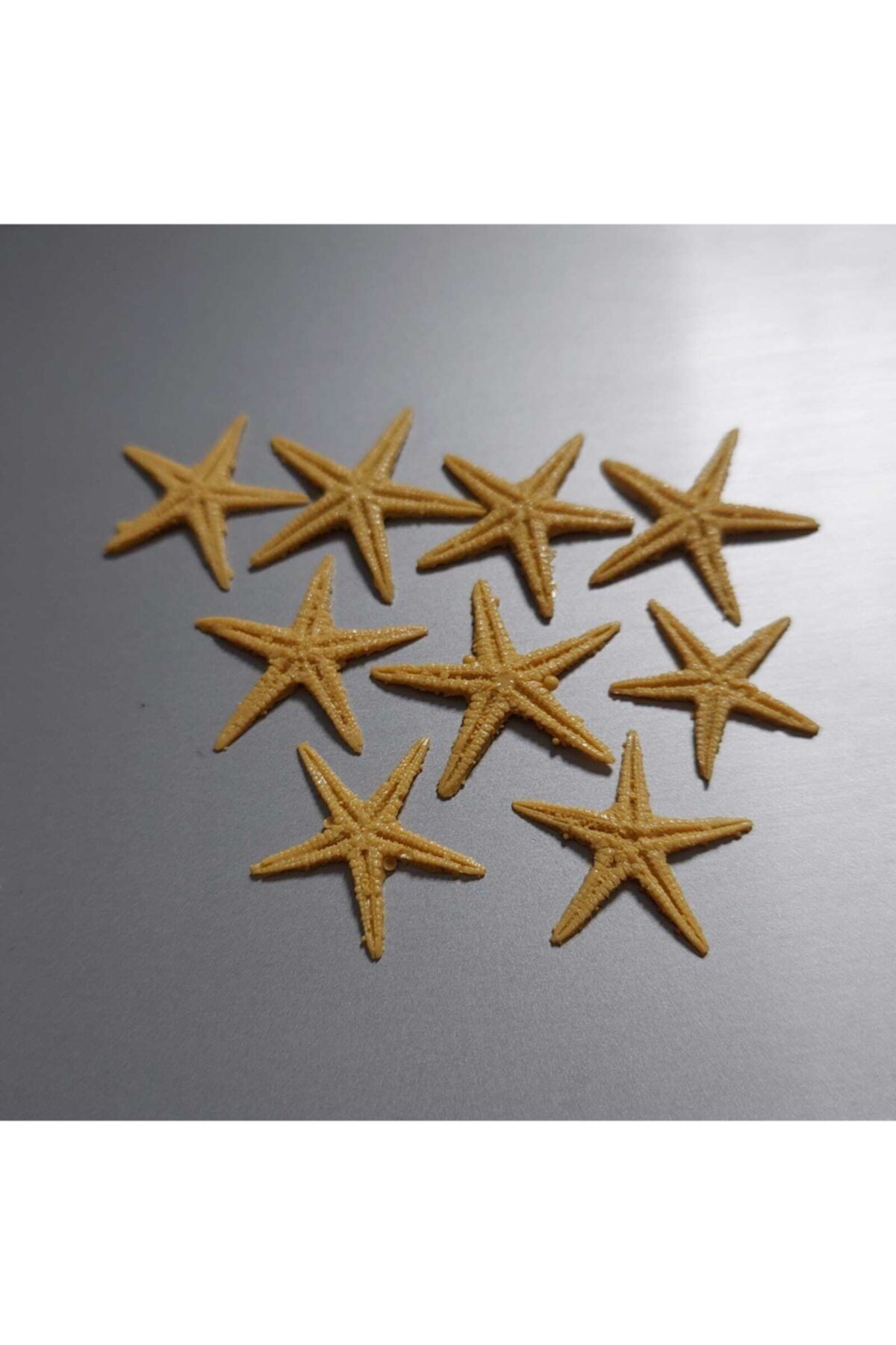 Aker Hediyelik Şahane Minik Deniz Yıldızı 1 2 cm Polyester Yıldızlar Teraryum El İşi Süsleme Nikah Şekeri Malzemesi