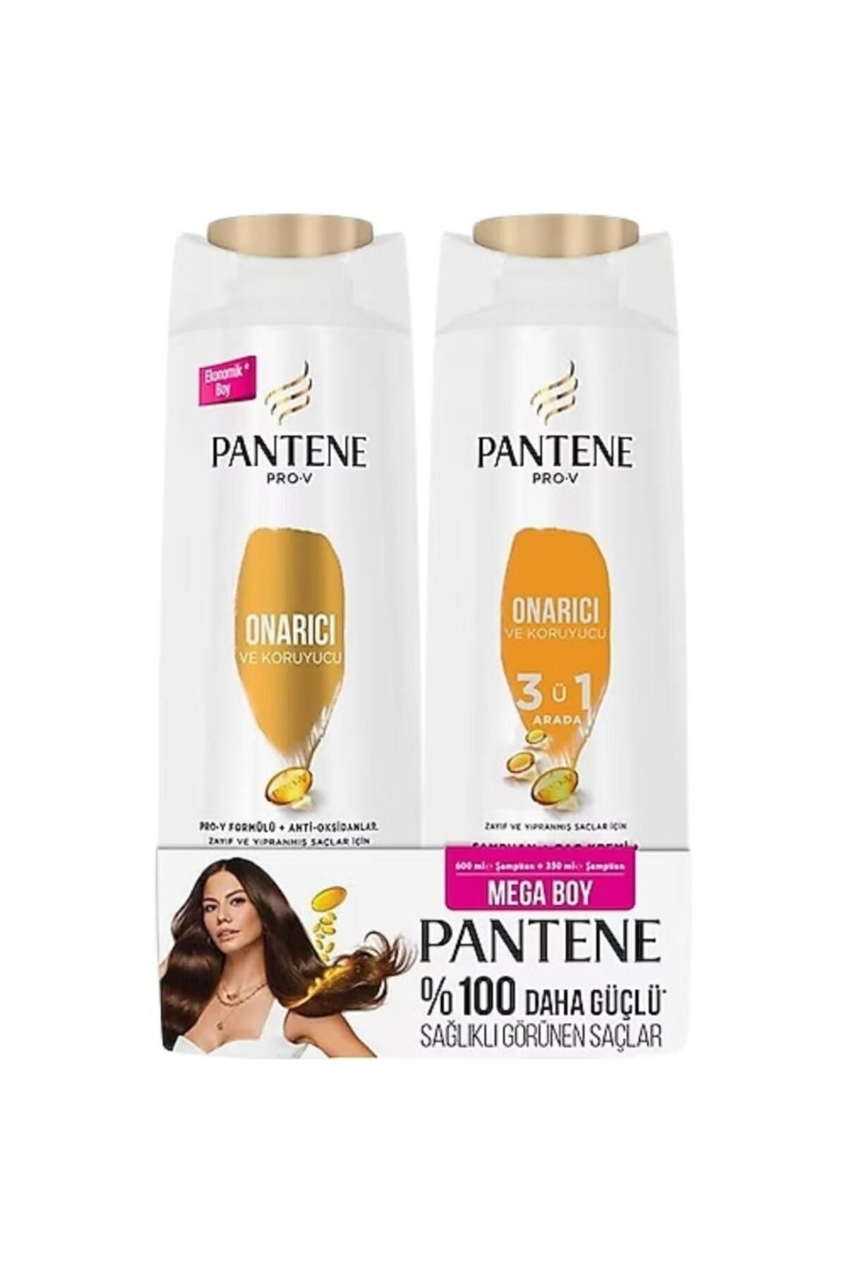 Pantene 600 Ml Onarıcı Şampuan & 350 Ml Saç Kremi