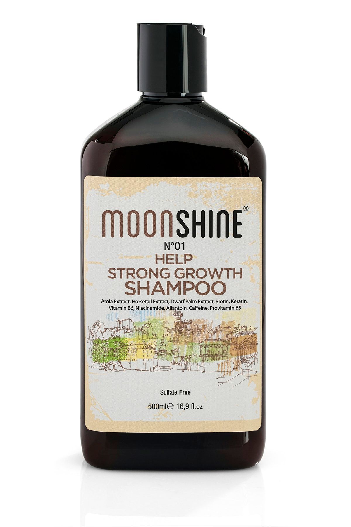 moonshine Help Strong Growth Shampoo / Güçlü Uzamaya Yardımcı Şampuan 500 Ml