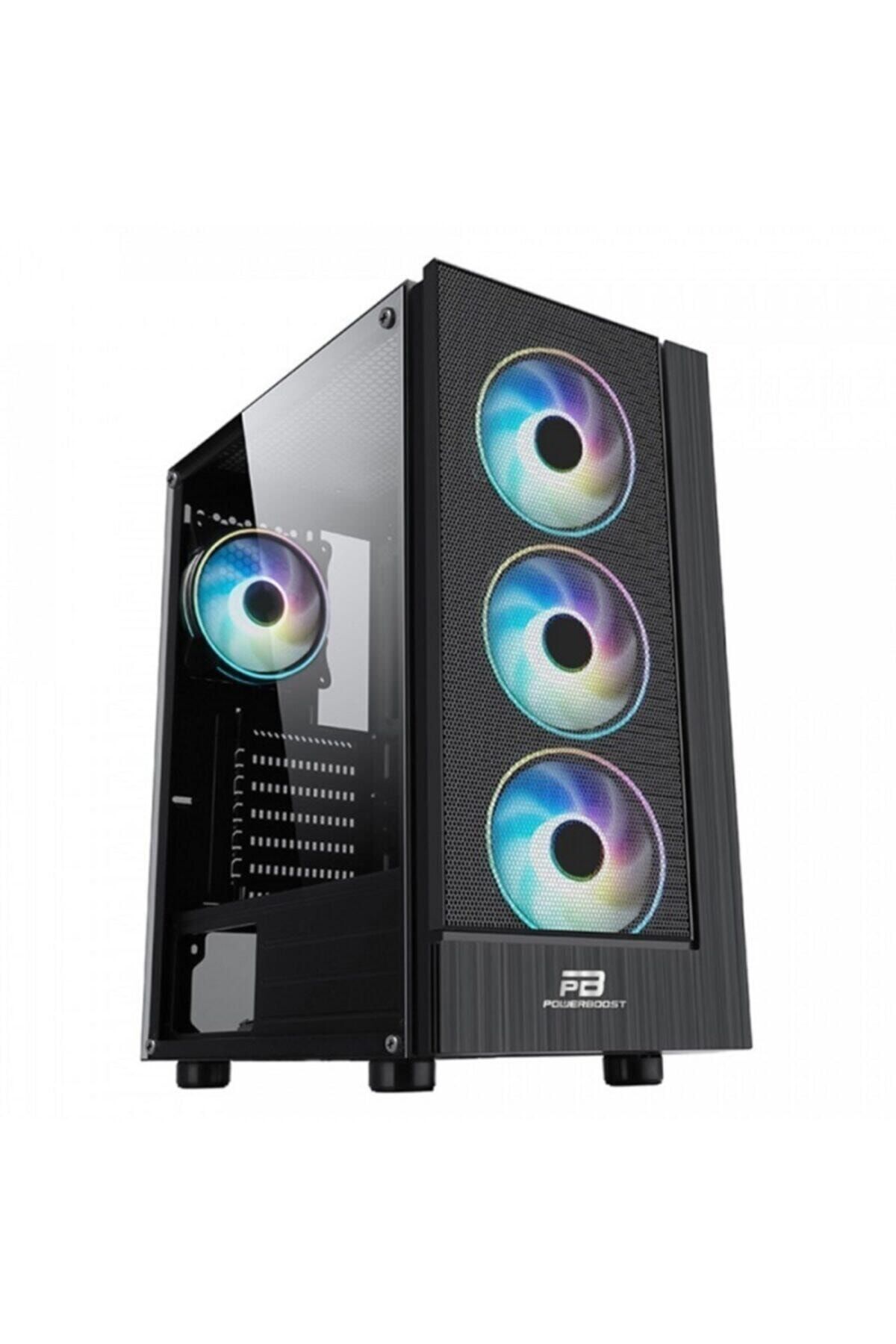 Power Boost Vk-p3301b 500w Usb 3.0 Atx, Mesh, Fixed Led Fan Siyah Kasa