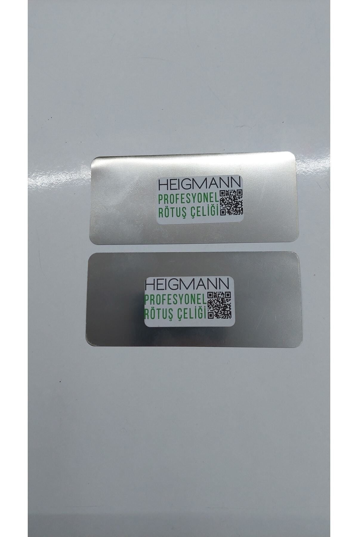 HEİGMANN Profesyonel Rötuş Rütüş Çelik Rütuş Çeliği 2 Adet