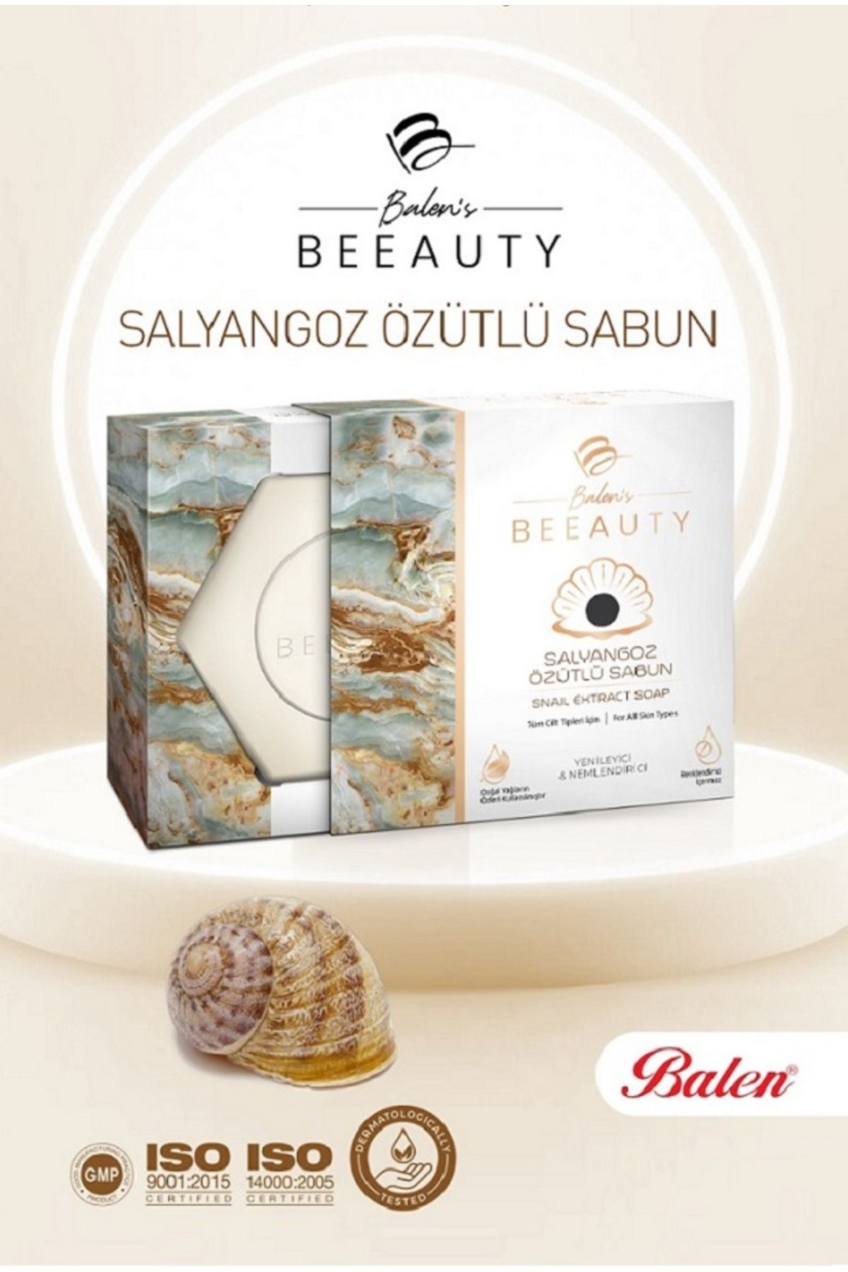Balen's Beeauty Salyangoz Özütlü Sabun 125 gr
