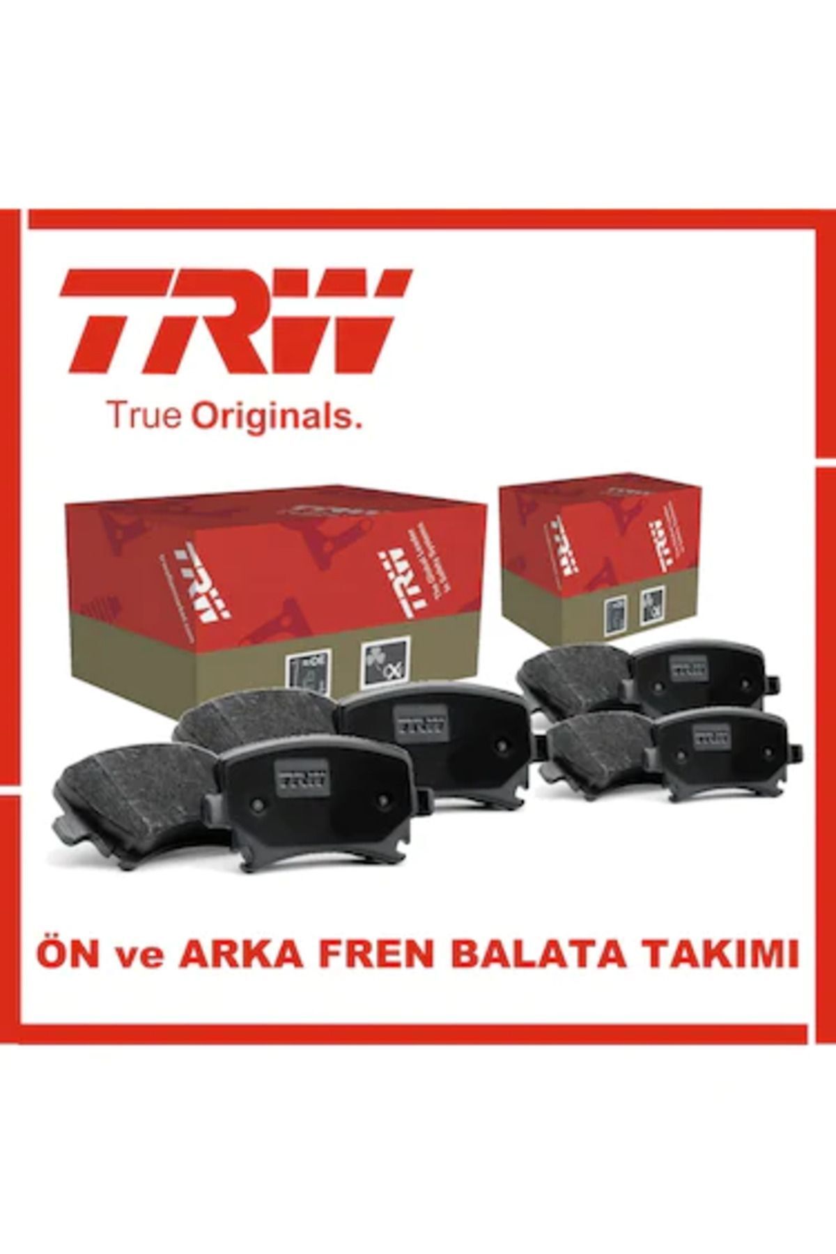 Trw Honda Jazz 2004-2008 Ön ve Arka Fren Balata Takımı(Diskli Tip)