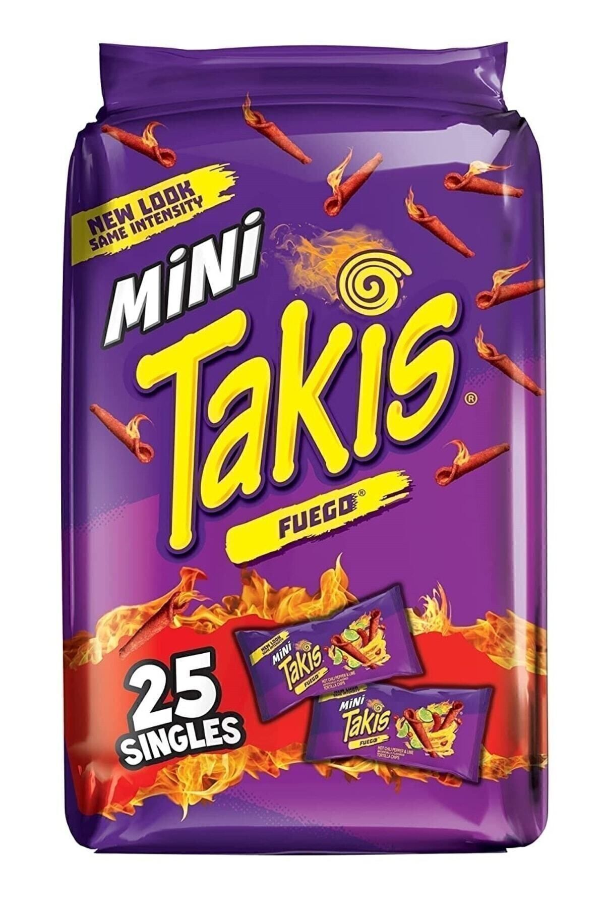 Takis Mini Chips Fuego 25 Singles Bite Size 875gr