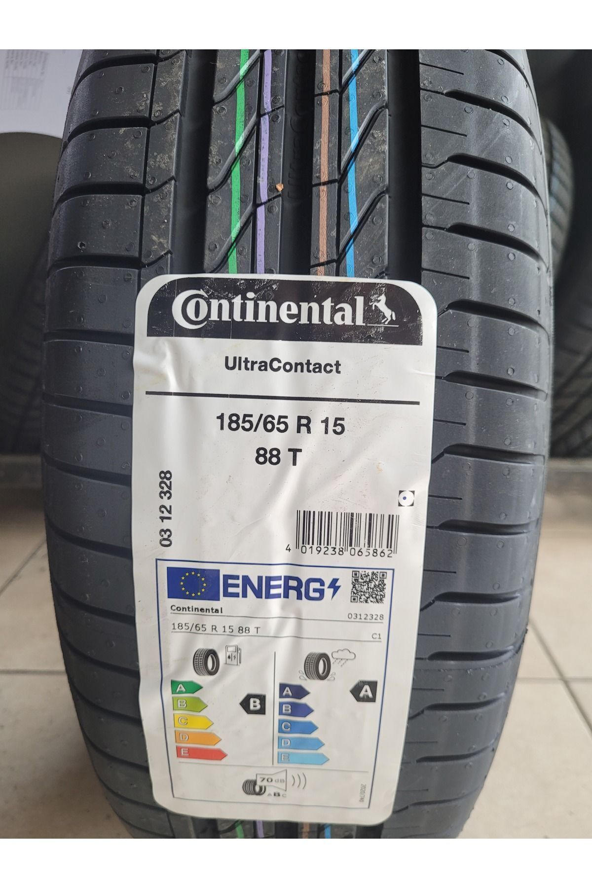 Continental 185/65r15 Ultra Contact 88t Set Olarak (4 ADET) A Serisi 2024 Üretim*