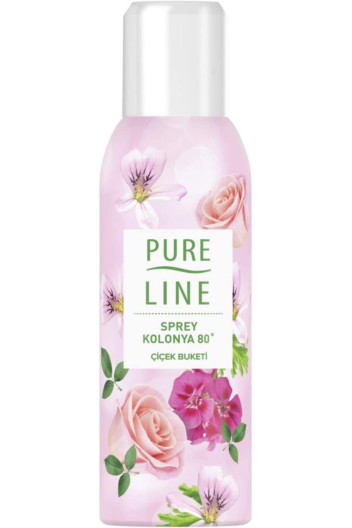 Pure Line Sprey Kolonya 80 D Çiçek Buketi