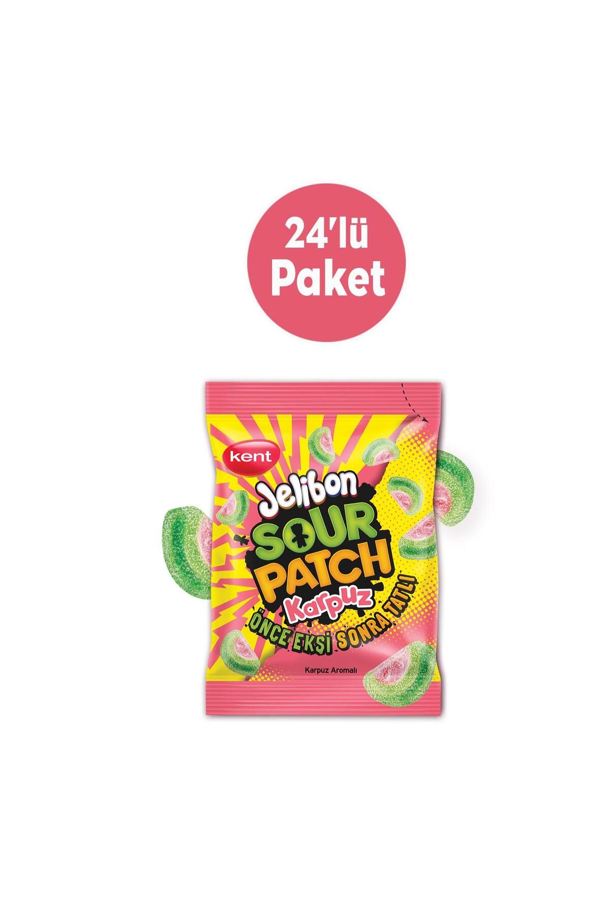 Jelibon Sour Patch Karpuz Aromalı Şekerleme 80 Gr - 24'lü Paket