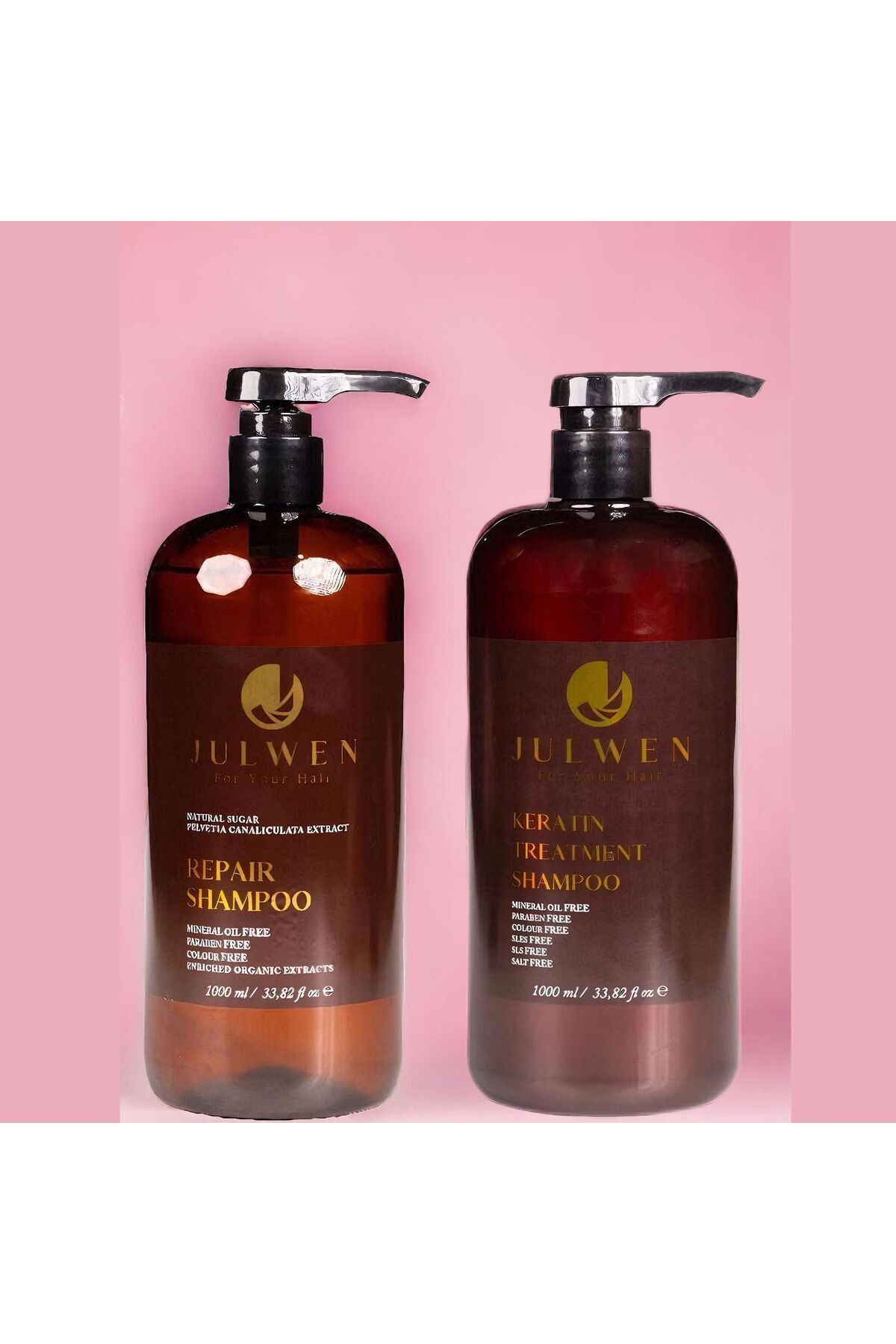Julwen REPAİR ŞAMPUAN 1000 ML + KERATİN TREATMENT ŞAMPUAN 1000 ML  [2"Lİ SET ]