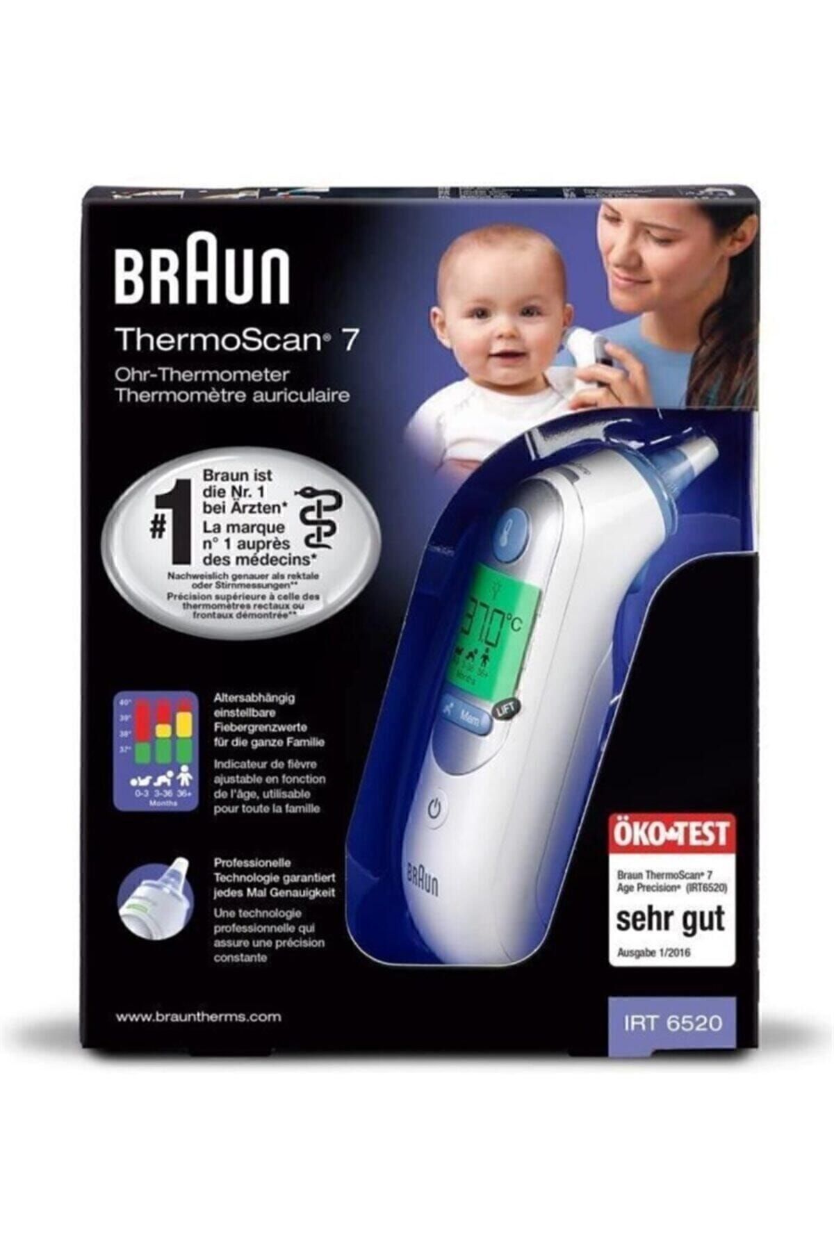 Braun Irt 6520 Thermoscan Kulaktan Ateş Ölçer