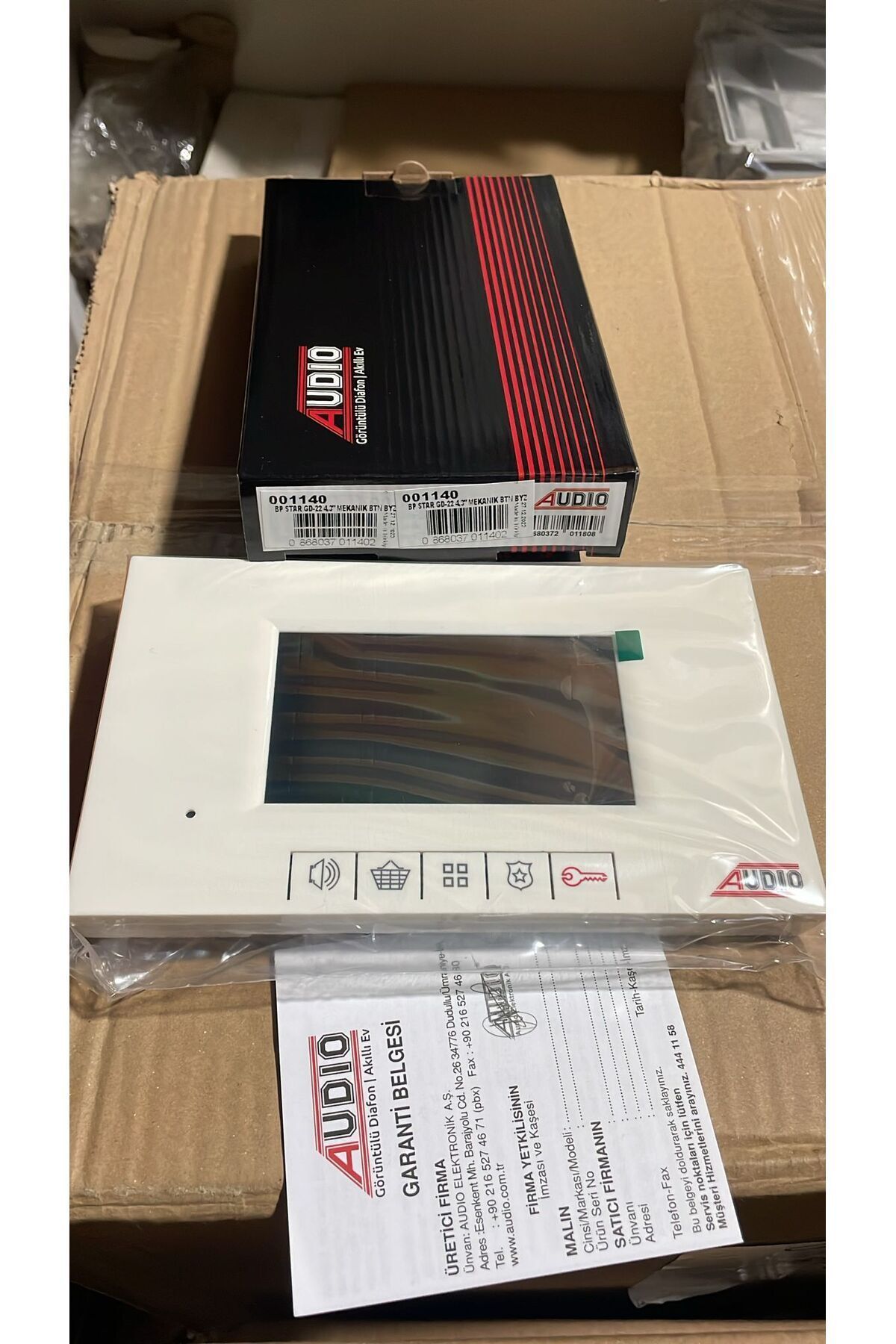 AUDİO AUDIO 001140 BP STAR GD-22 4,3 İNÇ MEKANİK BUTON BEYAZ