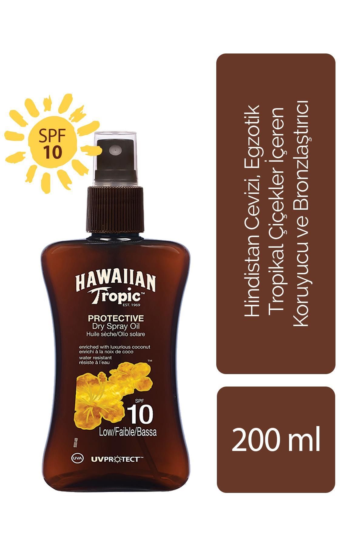 Hawaiian Tropic Hawaııan Tropıc Koruyucu Ve Bronzlaştırıcı Yağ Spf 10
